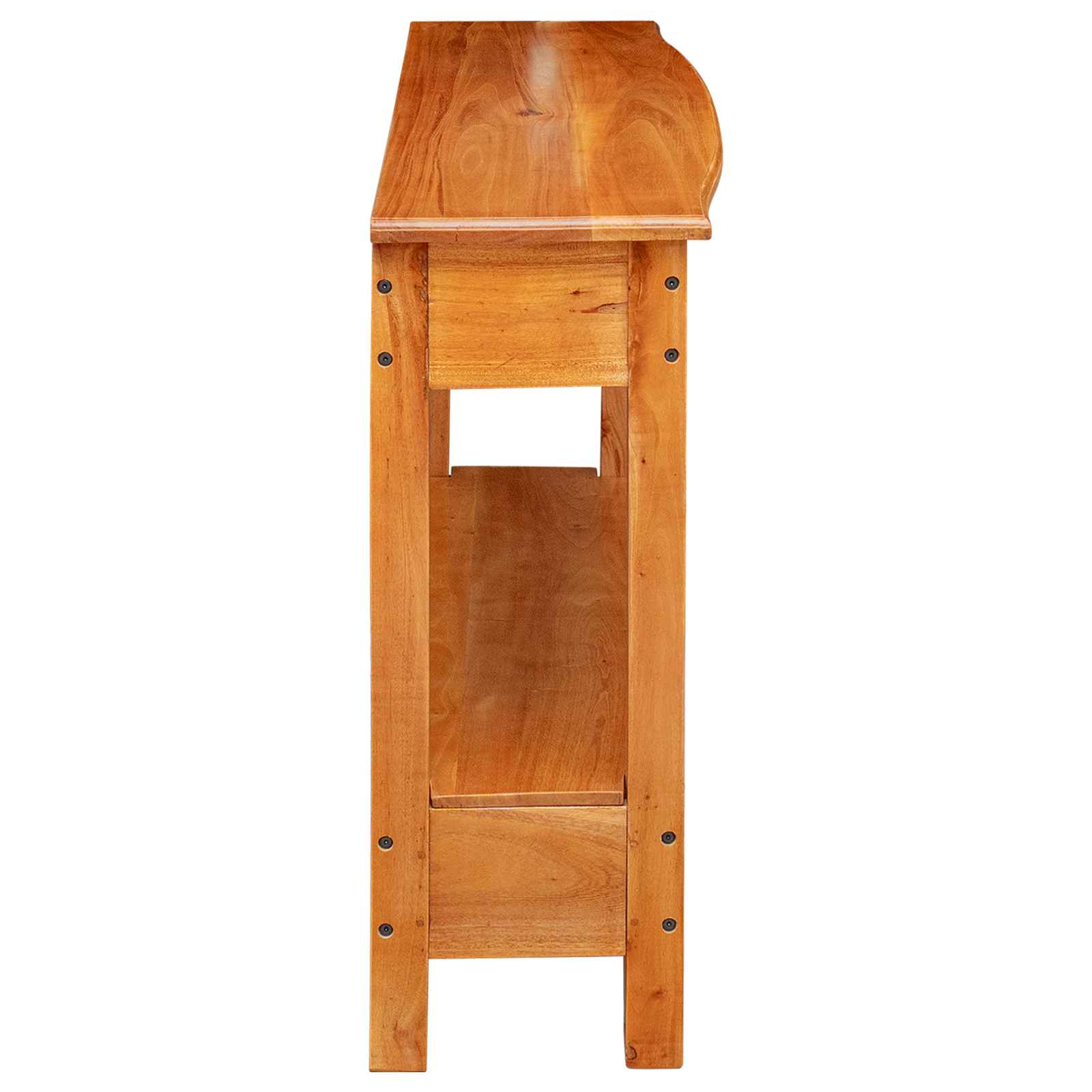 Console Table with Drawer Natural 115 x 32 x 76 cm