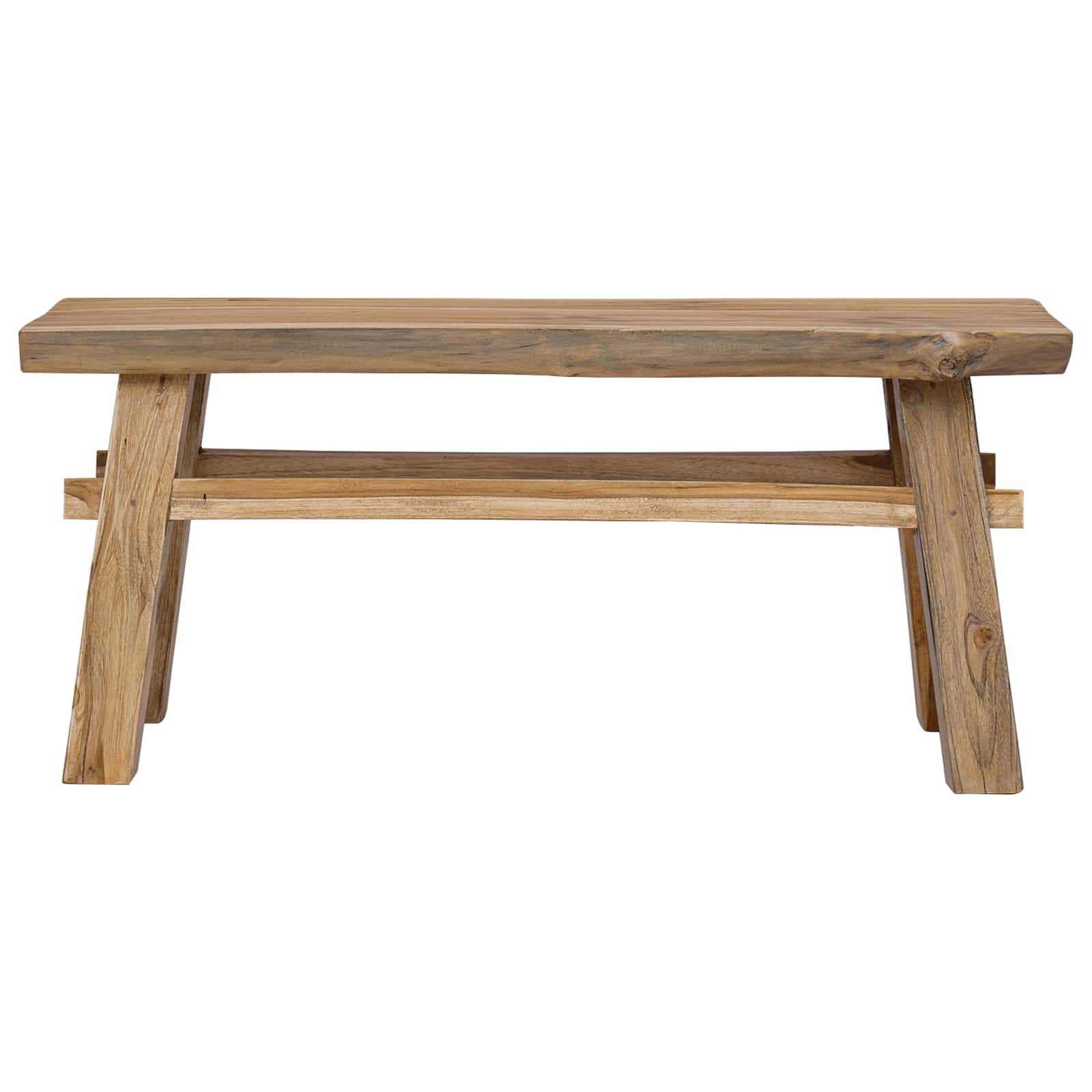 suoliukas Natūrali 100 x 29 x 43,5 cm Kieto teka medžio