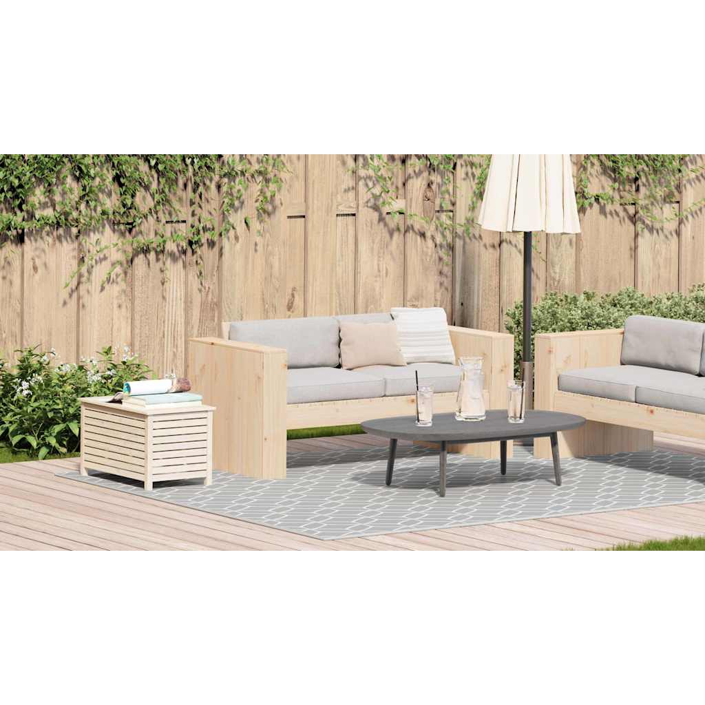 Sodo sofa Ruda 134 x 60 x 62 cm Kietos pušies mediena