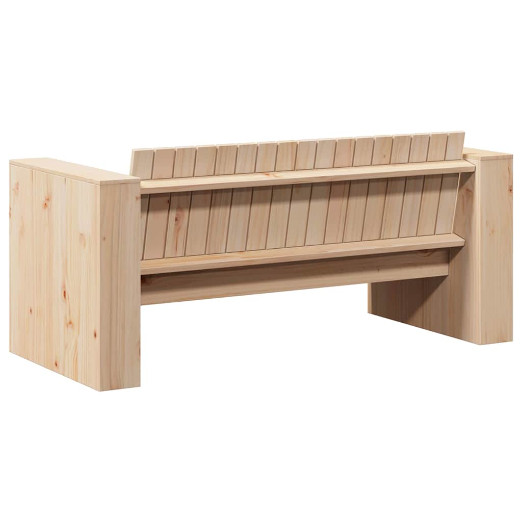 Sodo sofa Ruda 134 x 60 x 62 cm Kietos pušies mediena