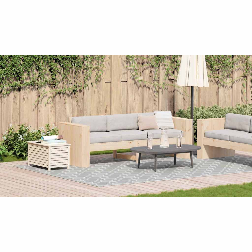Sodo sofa Ruda 185,5 x 60 x 62 cm Kietos pušies mediena