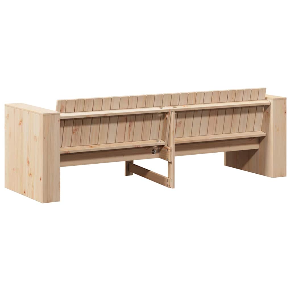 Sodo sofa Ruda 185,5 x 60 x 62 cm Kietos pušies mediena