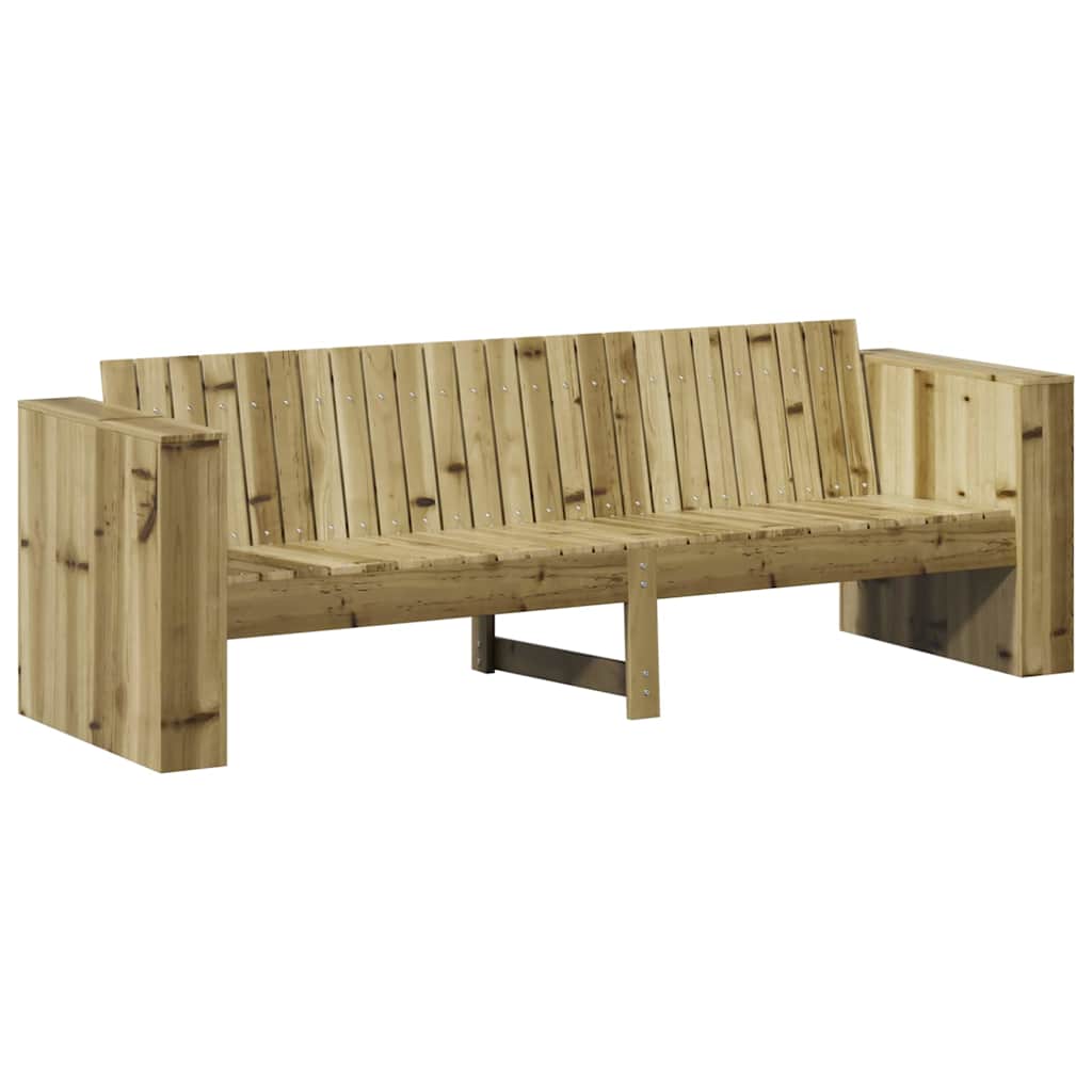 Sodo sofa Ruda 185,5 x 60 x 62 cm Kietos pušies mediena