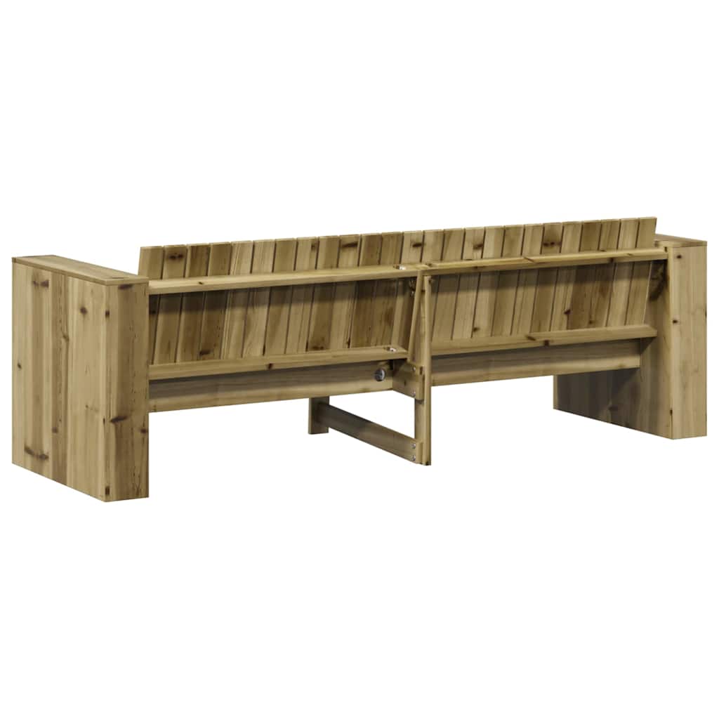 Sodo sofa Ruda 185,5 x 60 x 62 cm Kietos pušies mediena