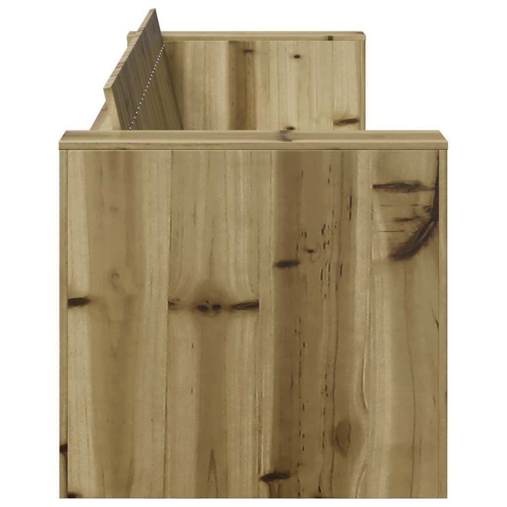 Sodo sofa Ruda 185,5 x 60 x 62 cm Kietos pušies mediena