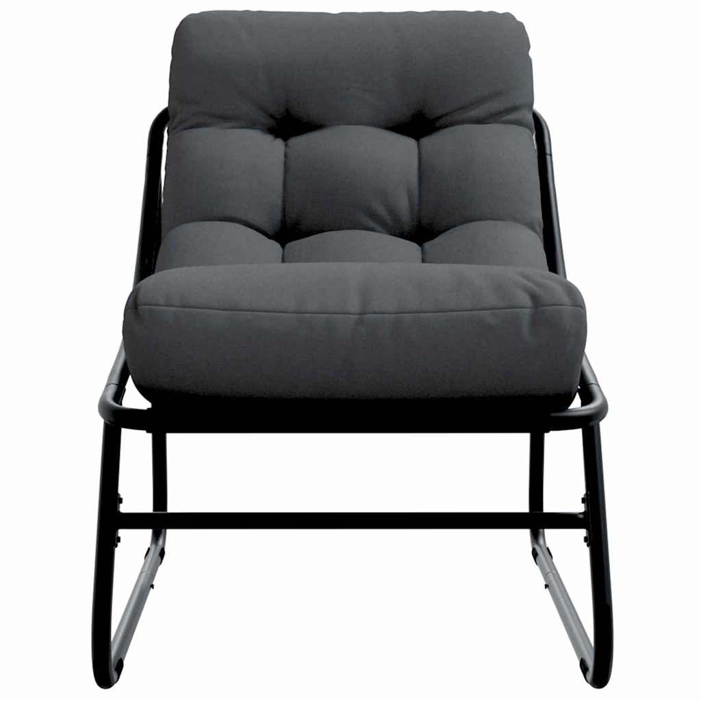 Sodo baldai su pagalve 2 pcs Juoda 60,5 x 81 x 71 cm