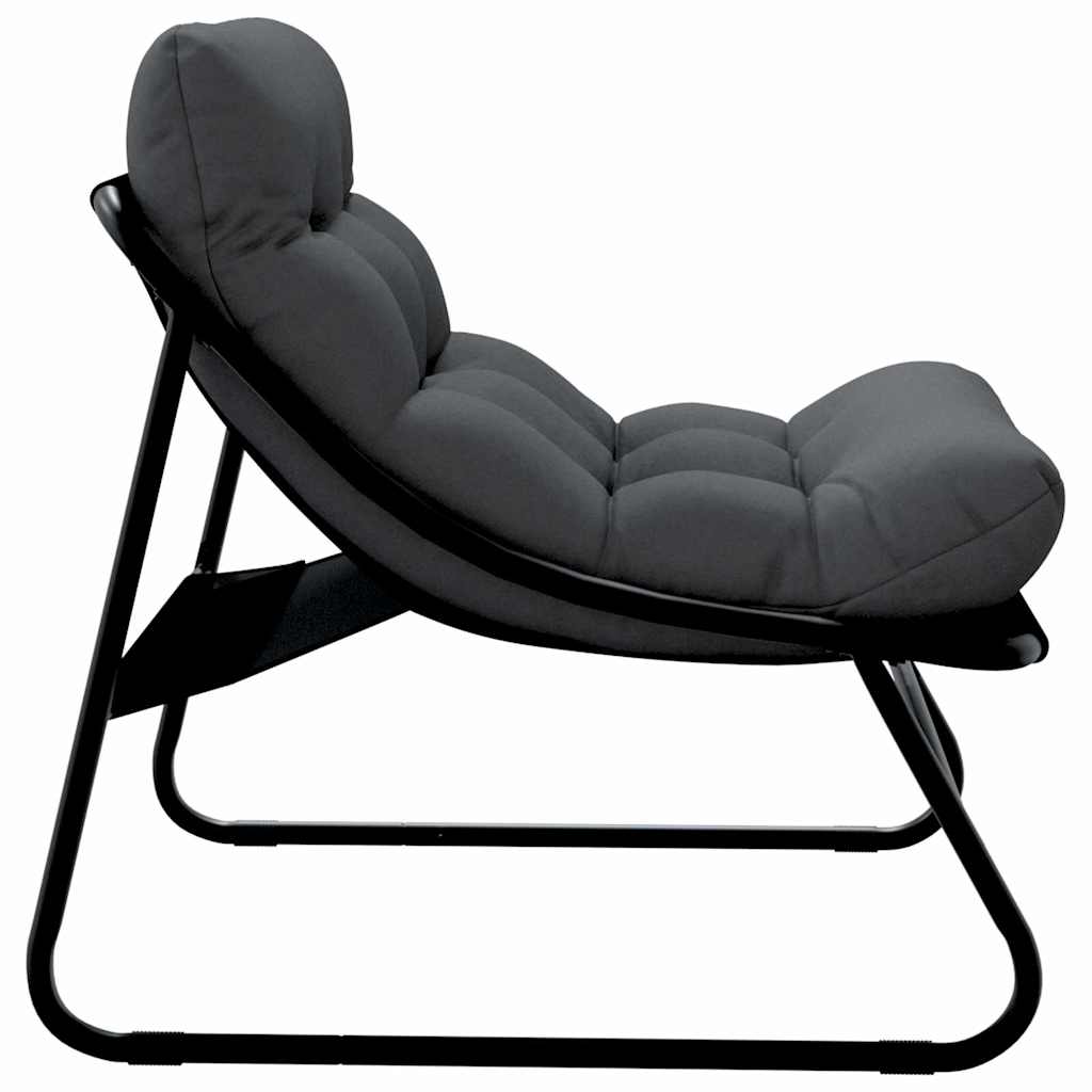 Sodo baldai su pagalve 2 pcs Juoda 60,5 x 81 x 71 cm