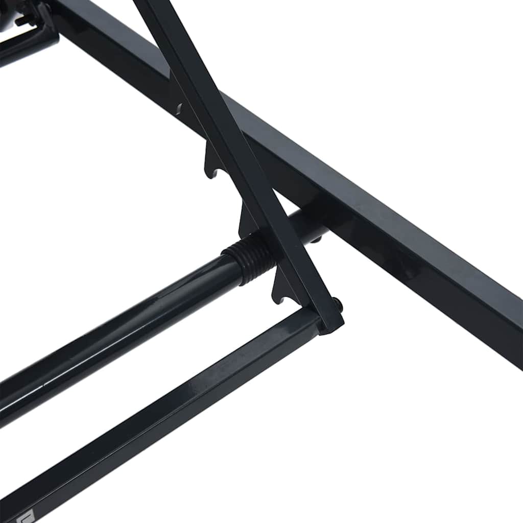 Sunlounger anthracite 197x52x25.5 cm textilene