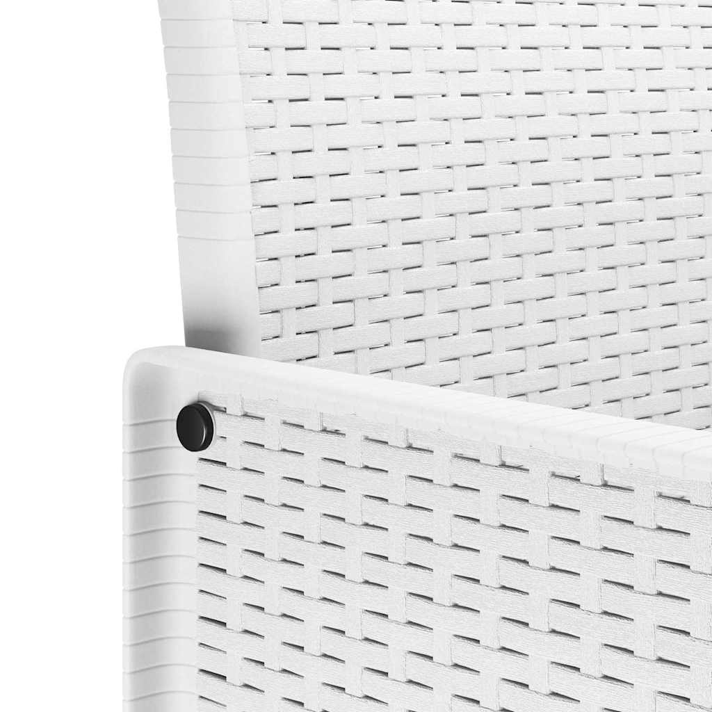 Sodo Kėdė 4 pcs Balta 53 x 49 x 85 cm PP