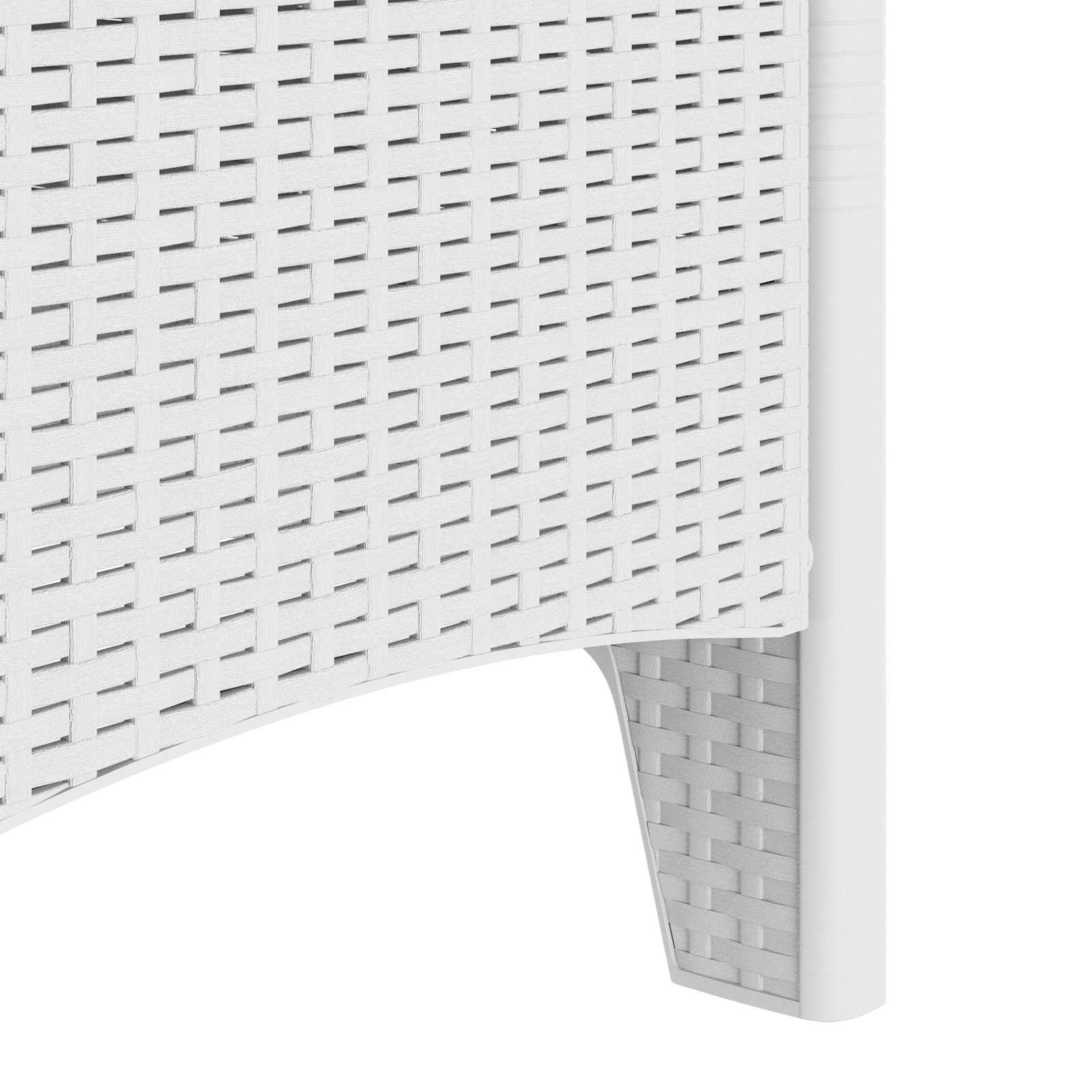 Garden Chair 4 pcs White 53 x 49 x 85 cm PP