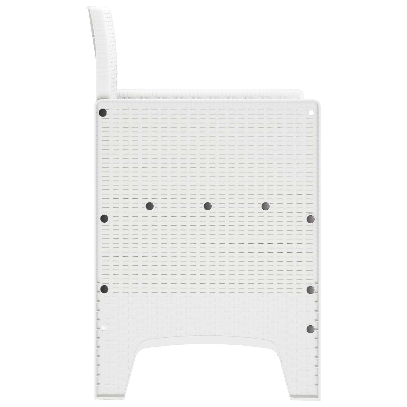 Garden Chair 4 pcs White 53 x 49 x 85 cm PP