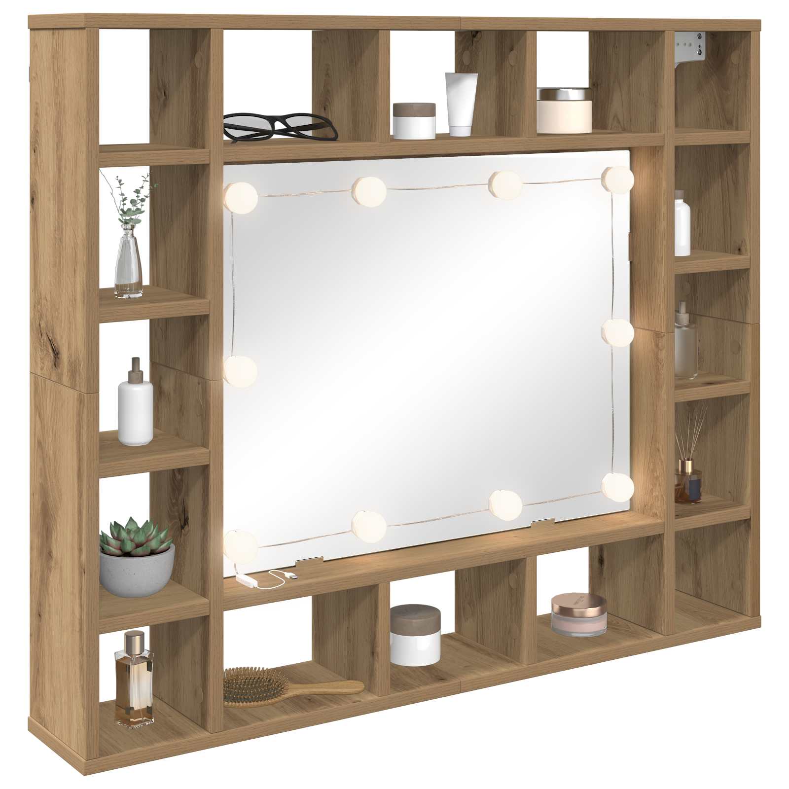 Veidrodžių šviestuvai 12 pcs Balta 4.5 x 4.5 x 4.8 cm Plastmasė