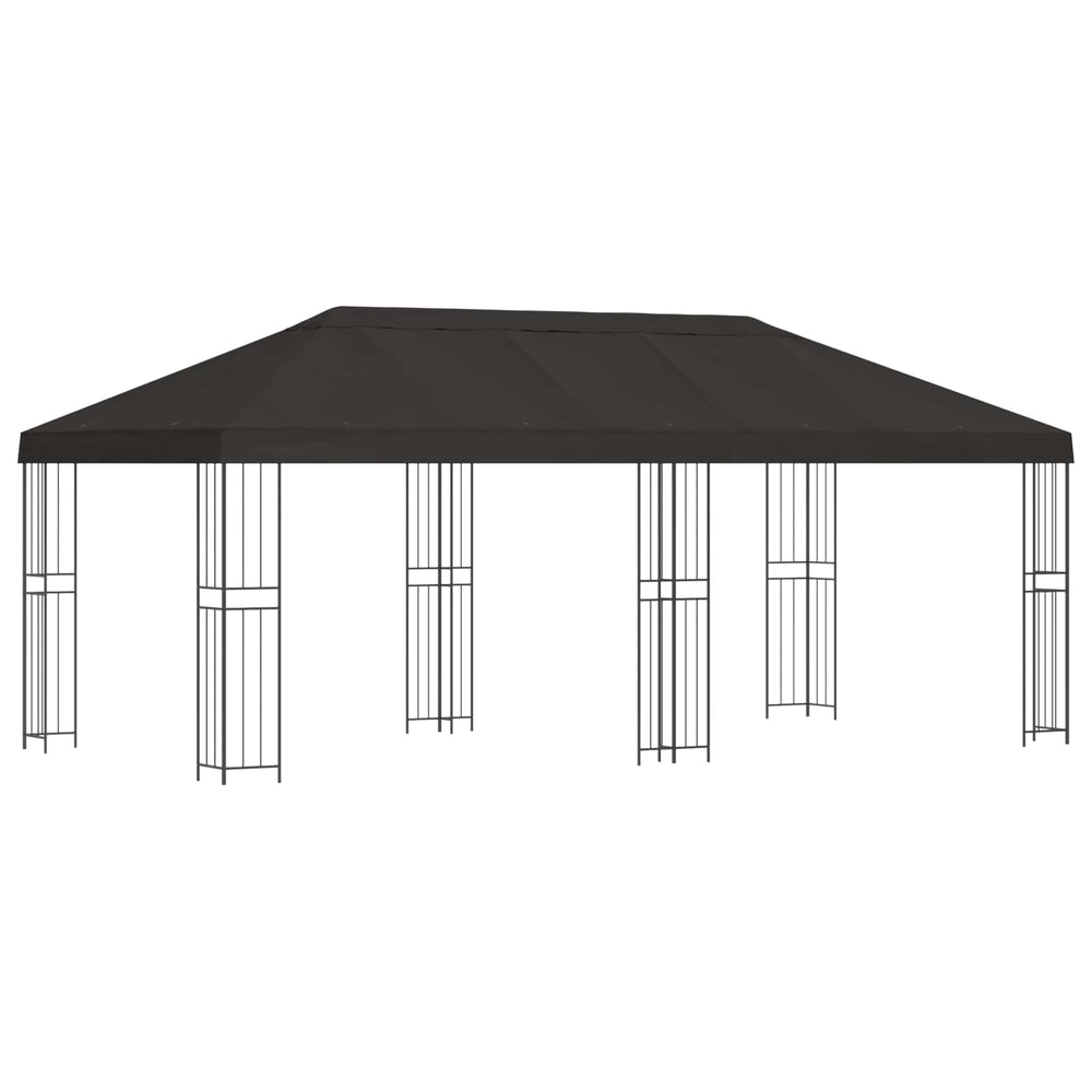 Paviljonas su šoninėmis sienelėmis 6 x 3 m Antracito