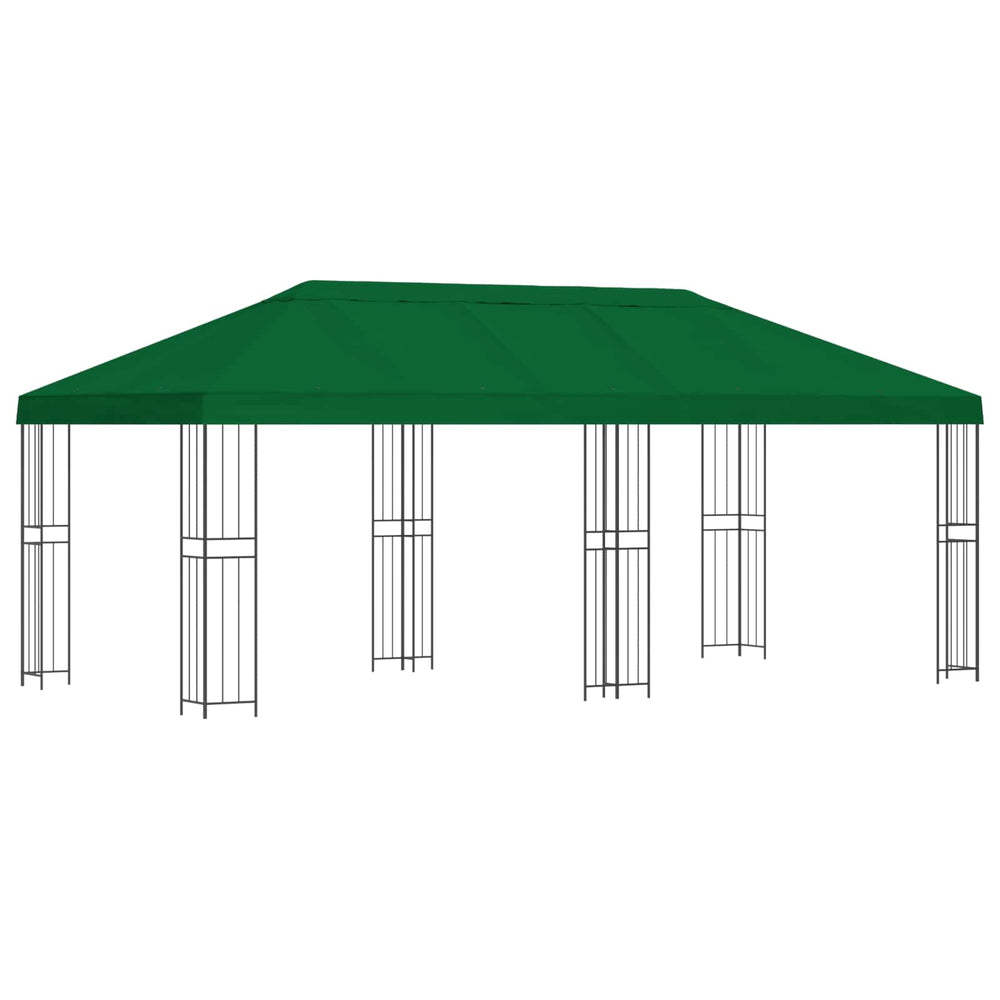Paviljonas su šoninėmis sienelėmis 6 x 3 m Žalia