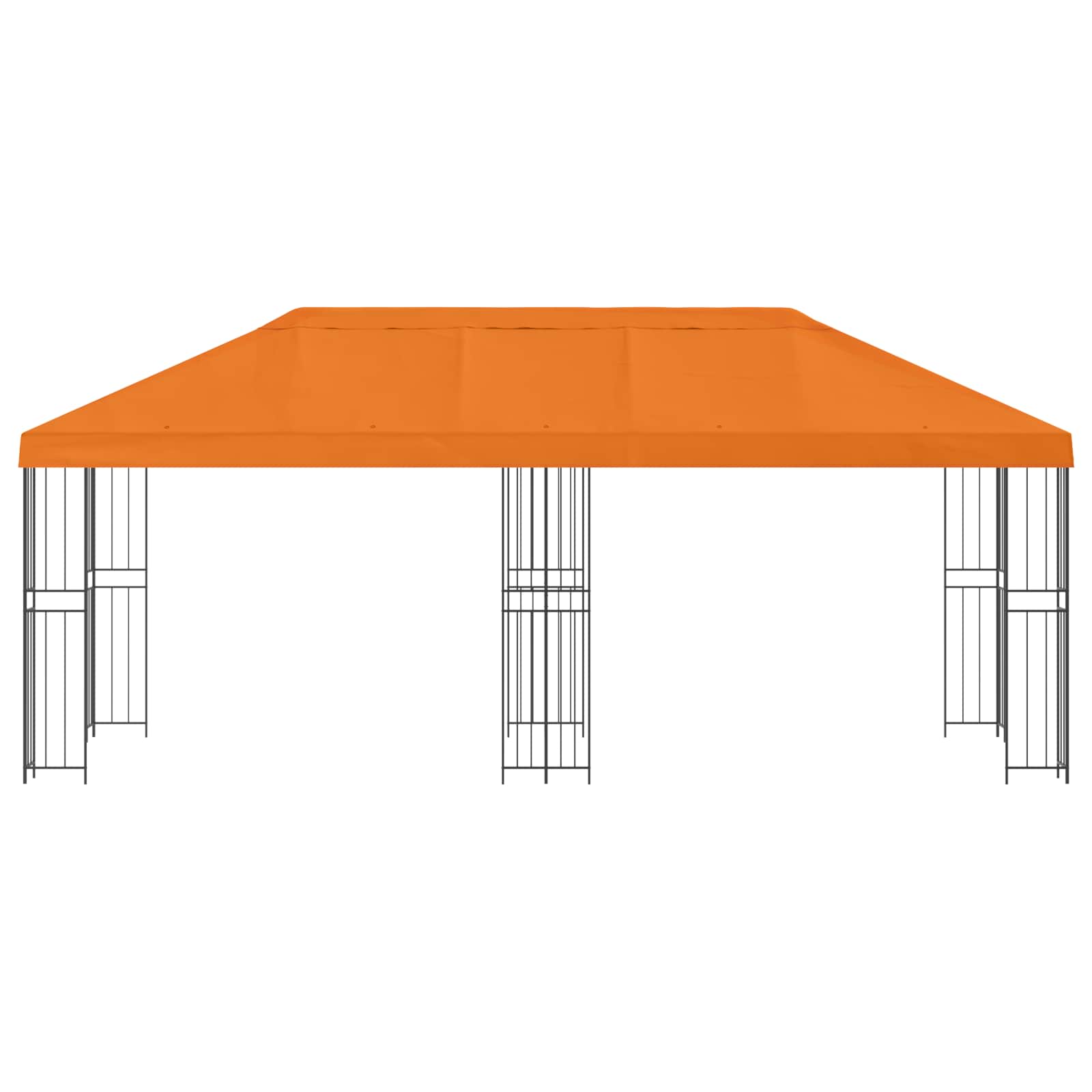 Paviljonas su šoninėmis sienelėmis 6 x 3 m Oranžinė
