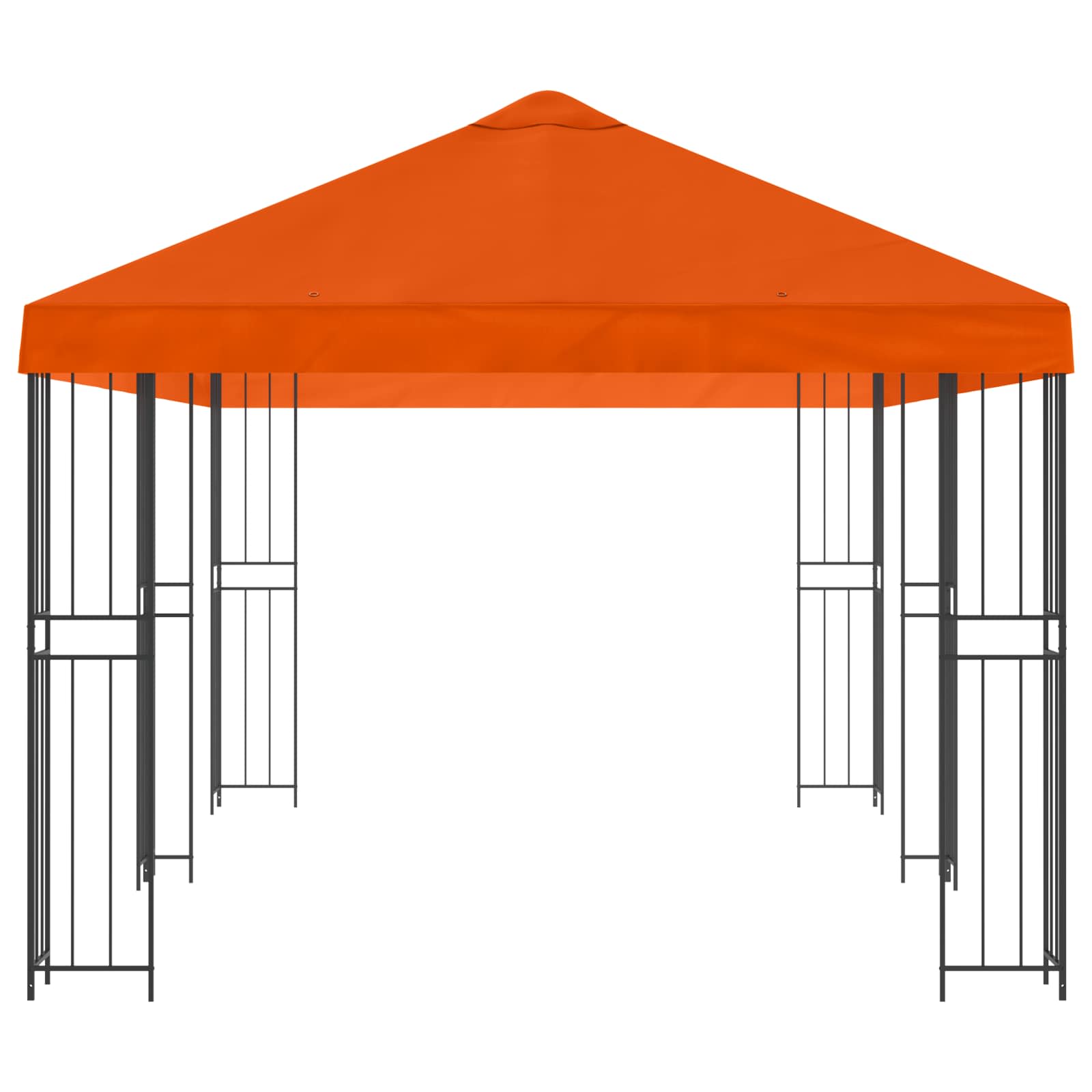 Paviljonas su šoninėmis sienelėmis 6 x 3 m Oranžinė