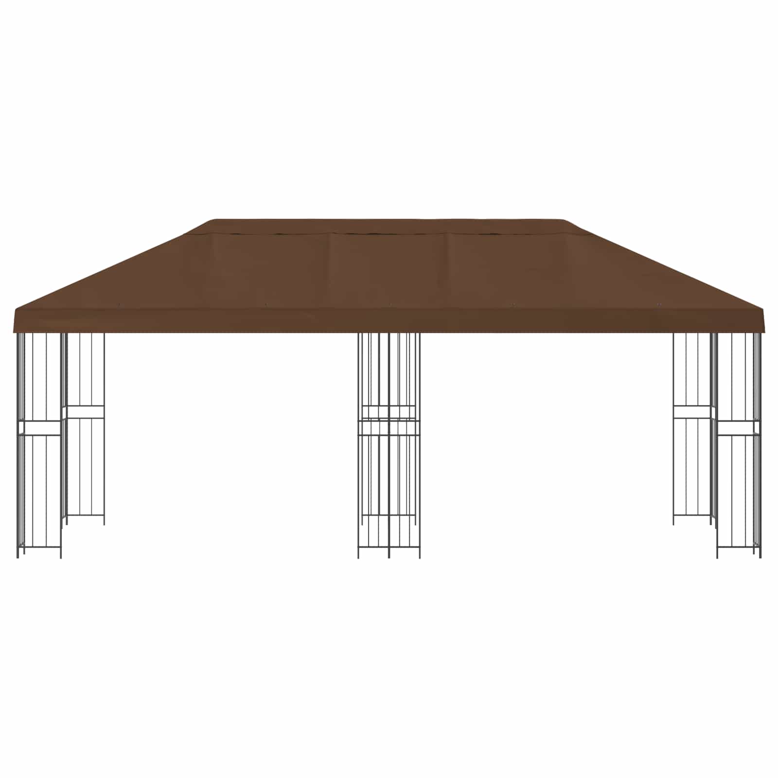 Paviljonas su šoninėmis sienelėmis 6 x 3 m Ruda
