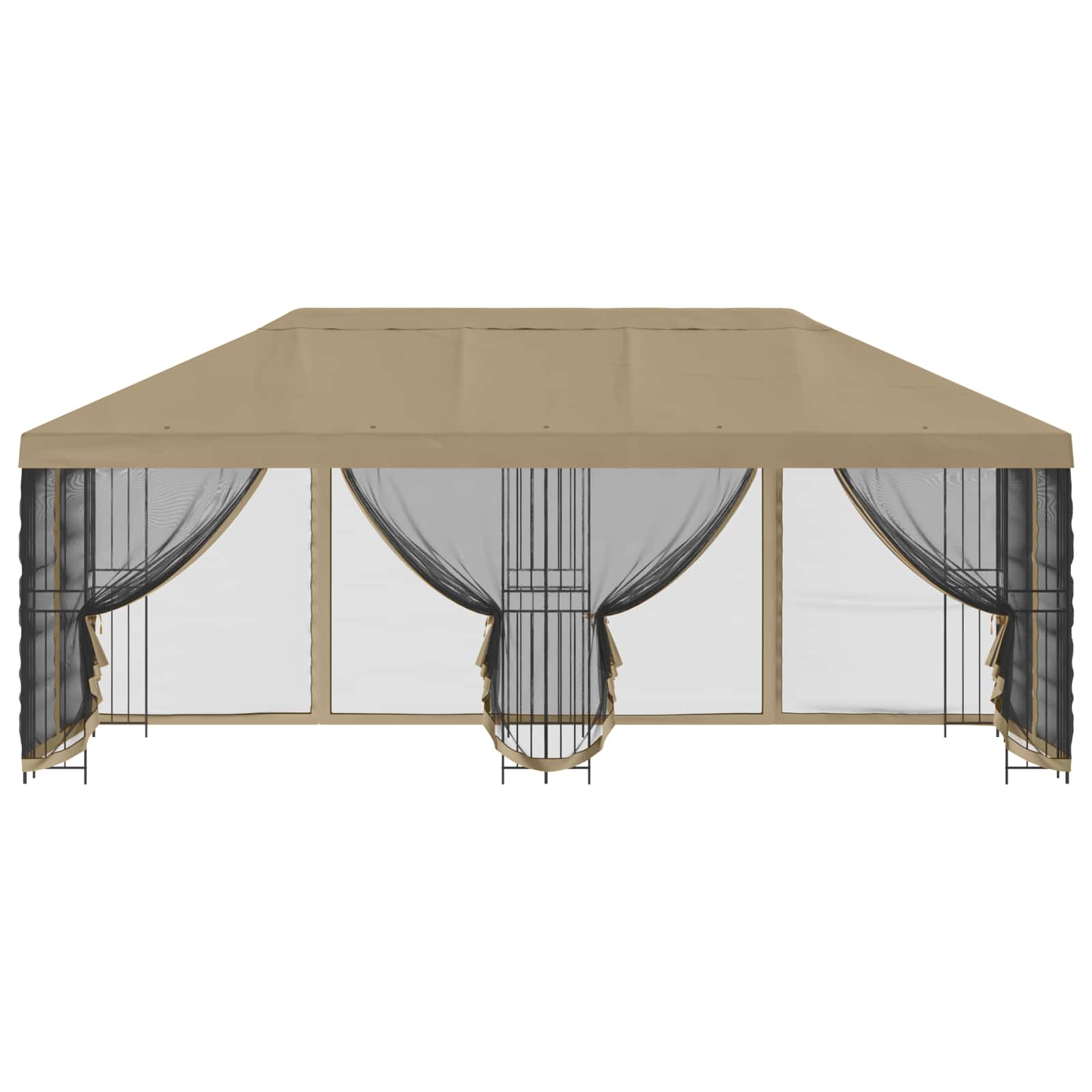 Paviljonas su šoninėmis sienelėmis 6 x 3 m Smėlio