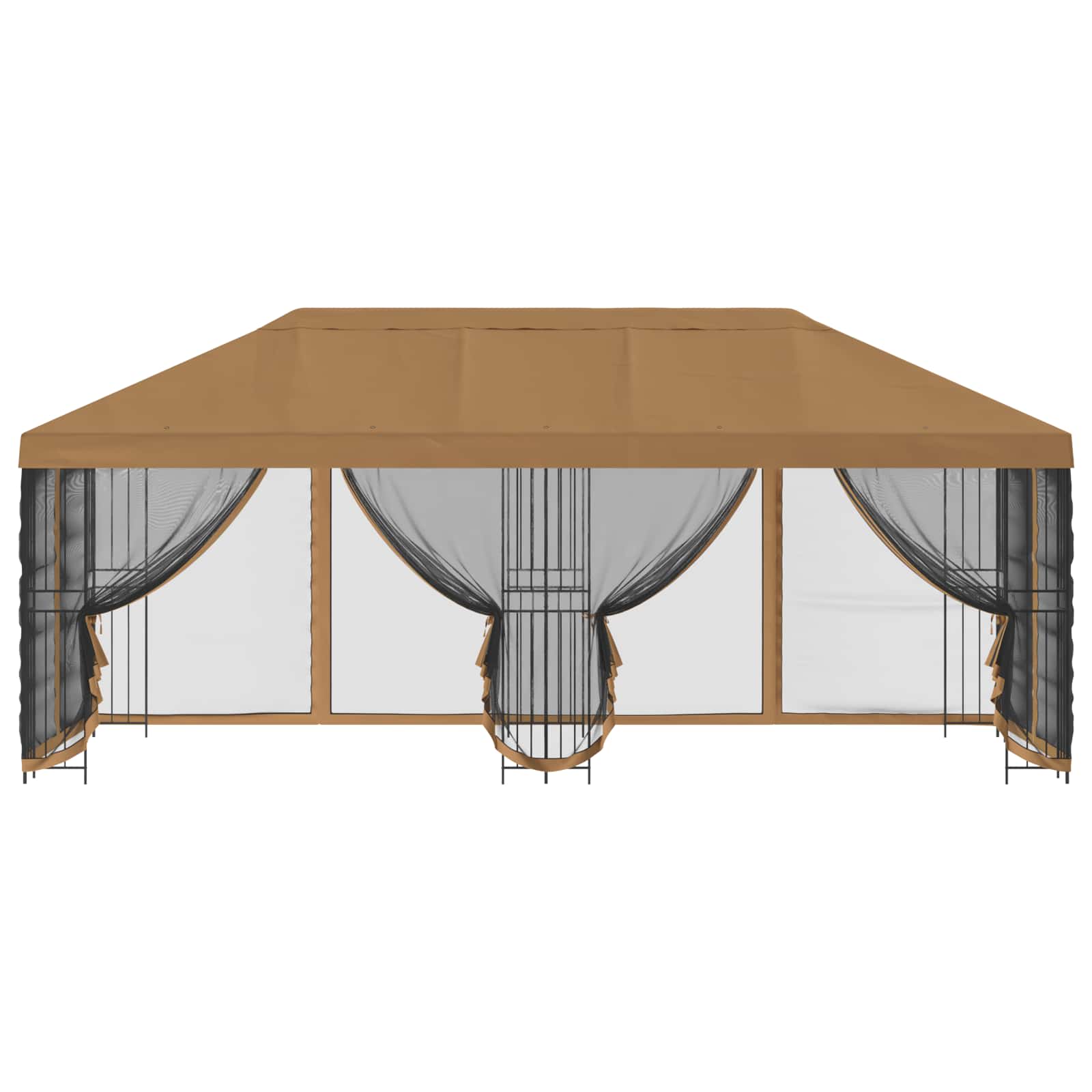 Paviljonas su šoninėmis sienelėmis 6 x 3 m Smėlio