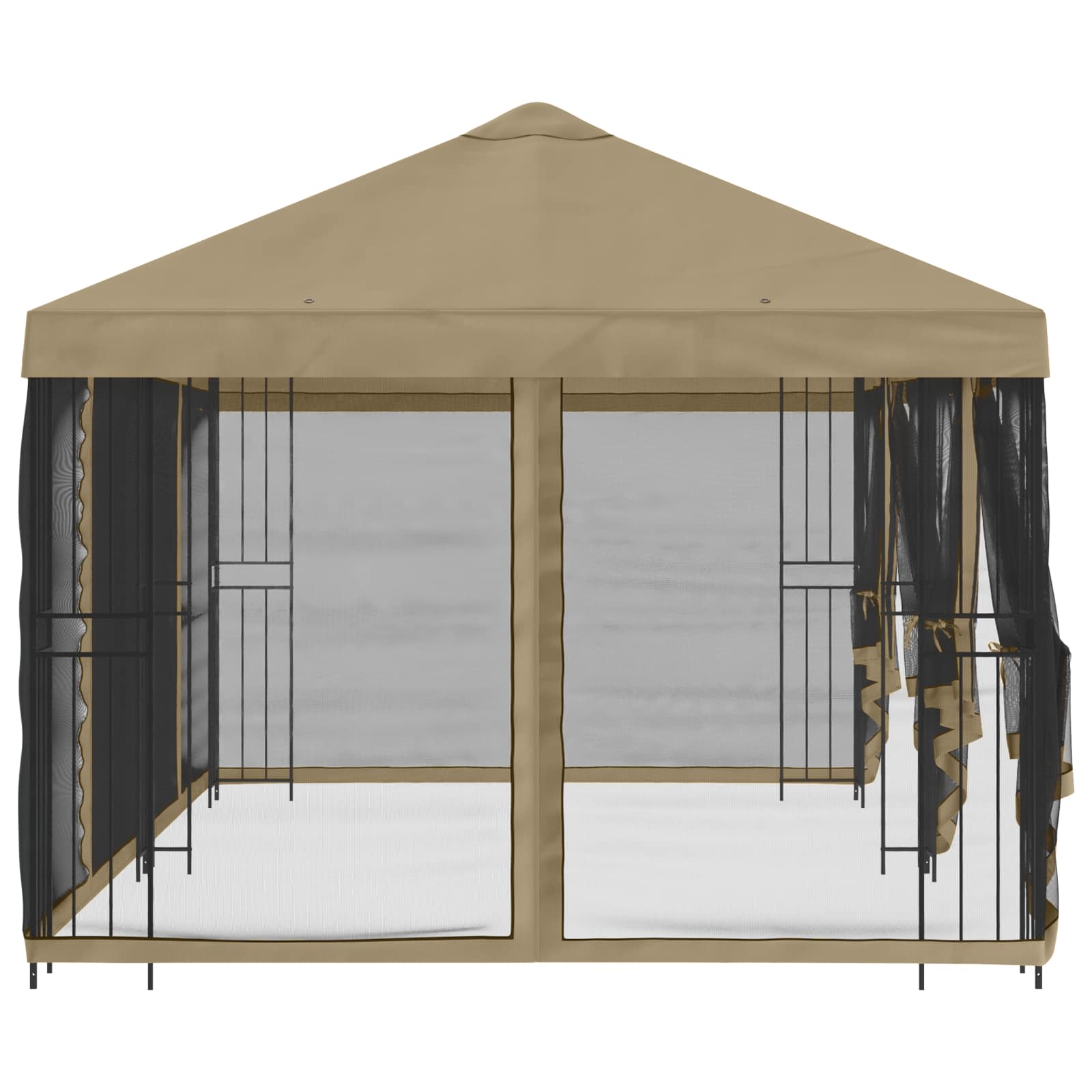 Paviljonas su šoninėmis sienelėmis 6 x 3 m Smėlio