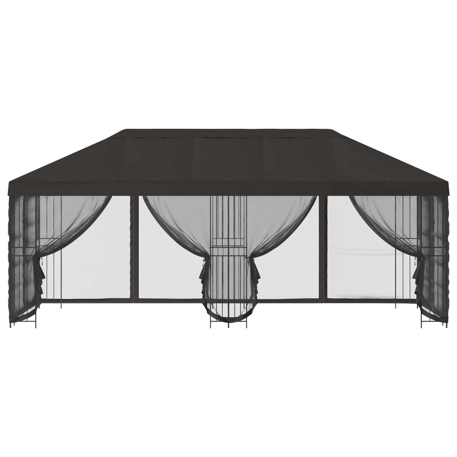 Nojumes ar sānu sienām 6 x 3 m Antracīts