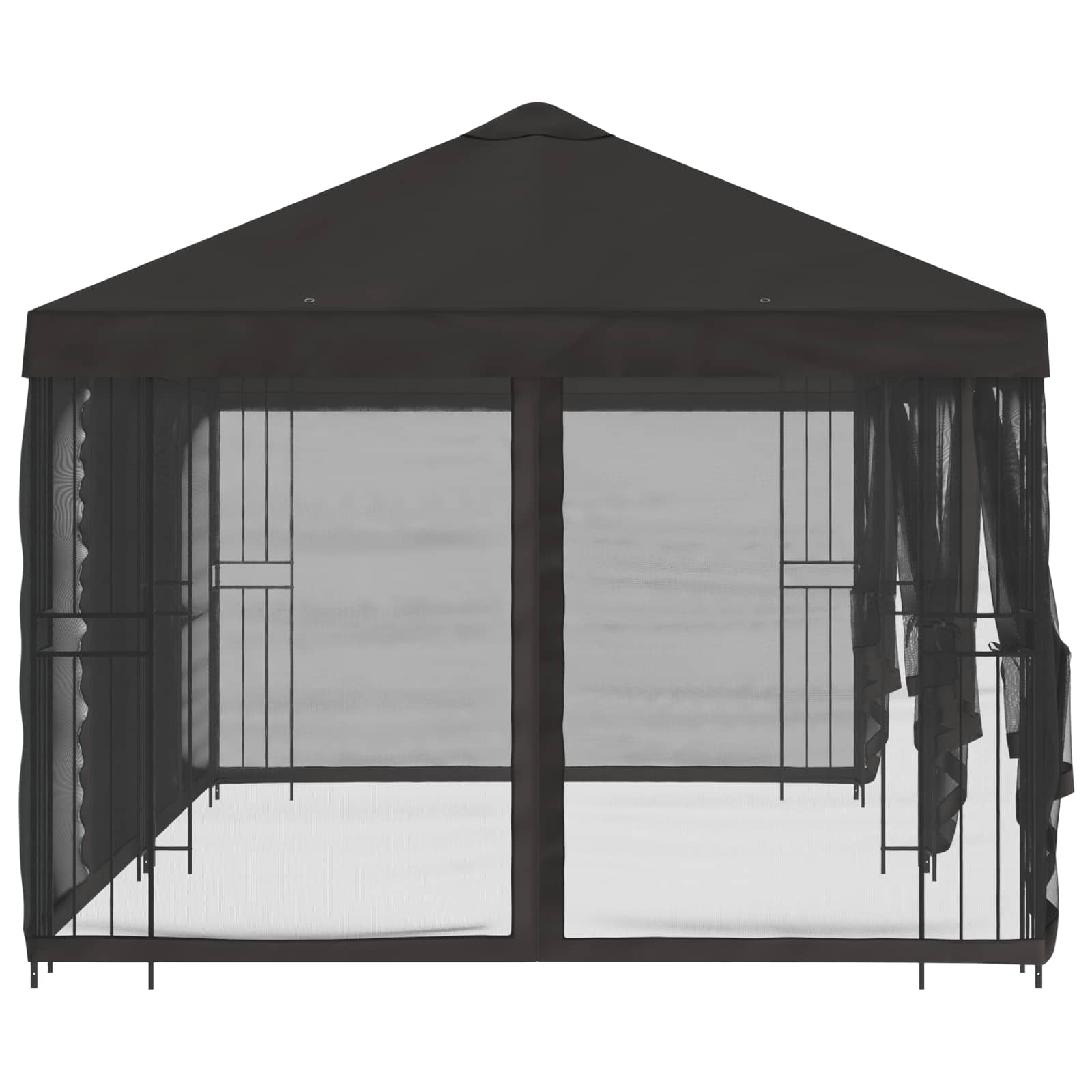 Nojumes ar sānu sienām 6 x 3 m Antracīts