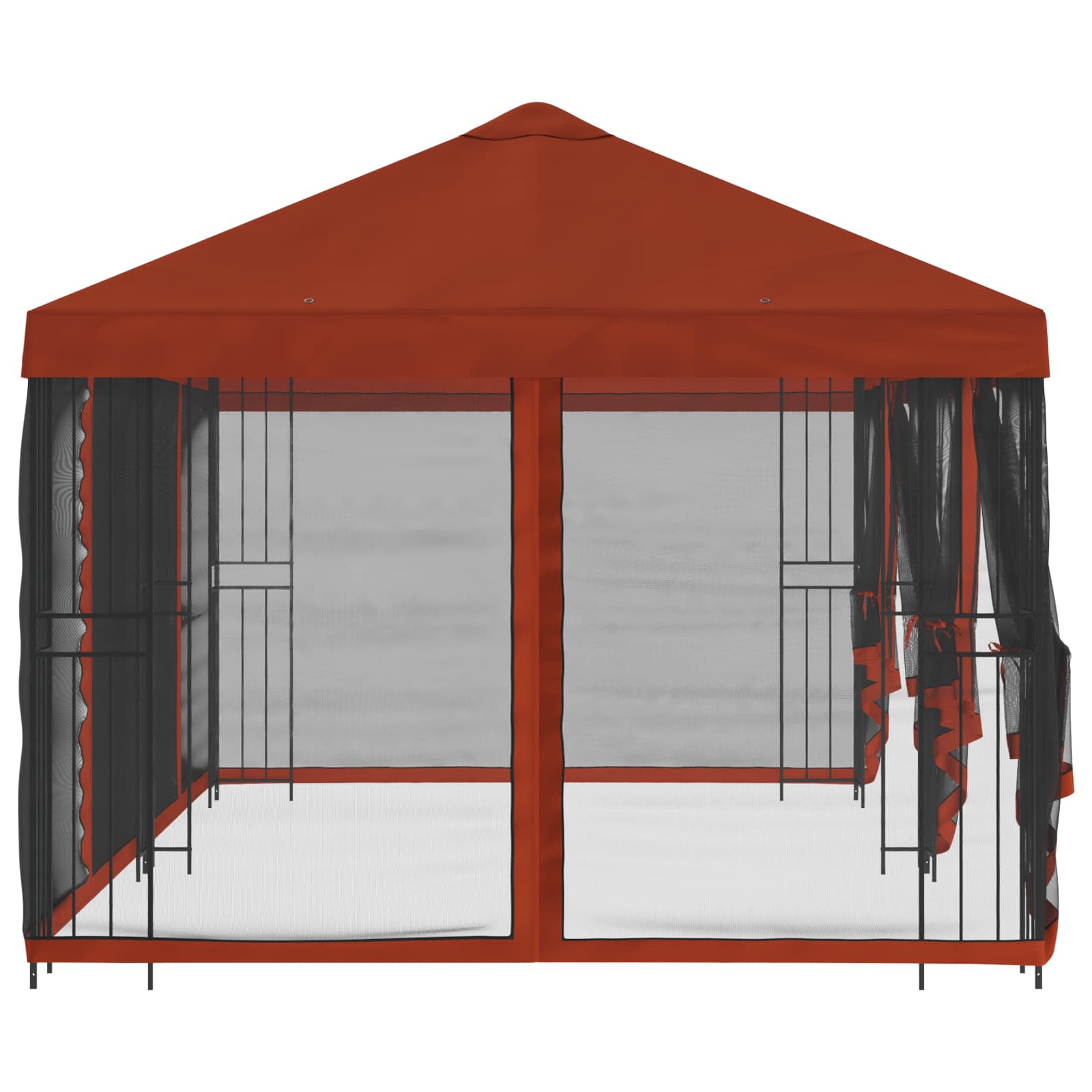 Paviljonas su šoninėmis sienelėmis 6 x 3 m Terakotos