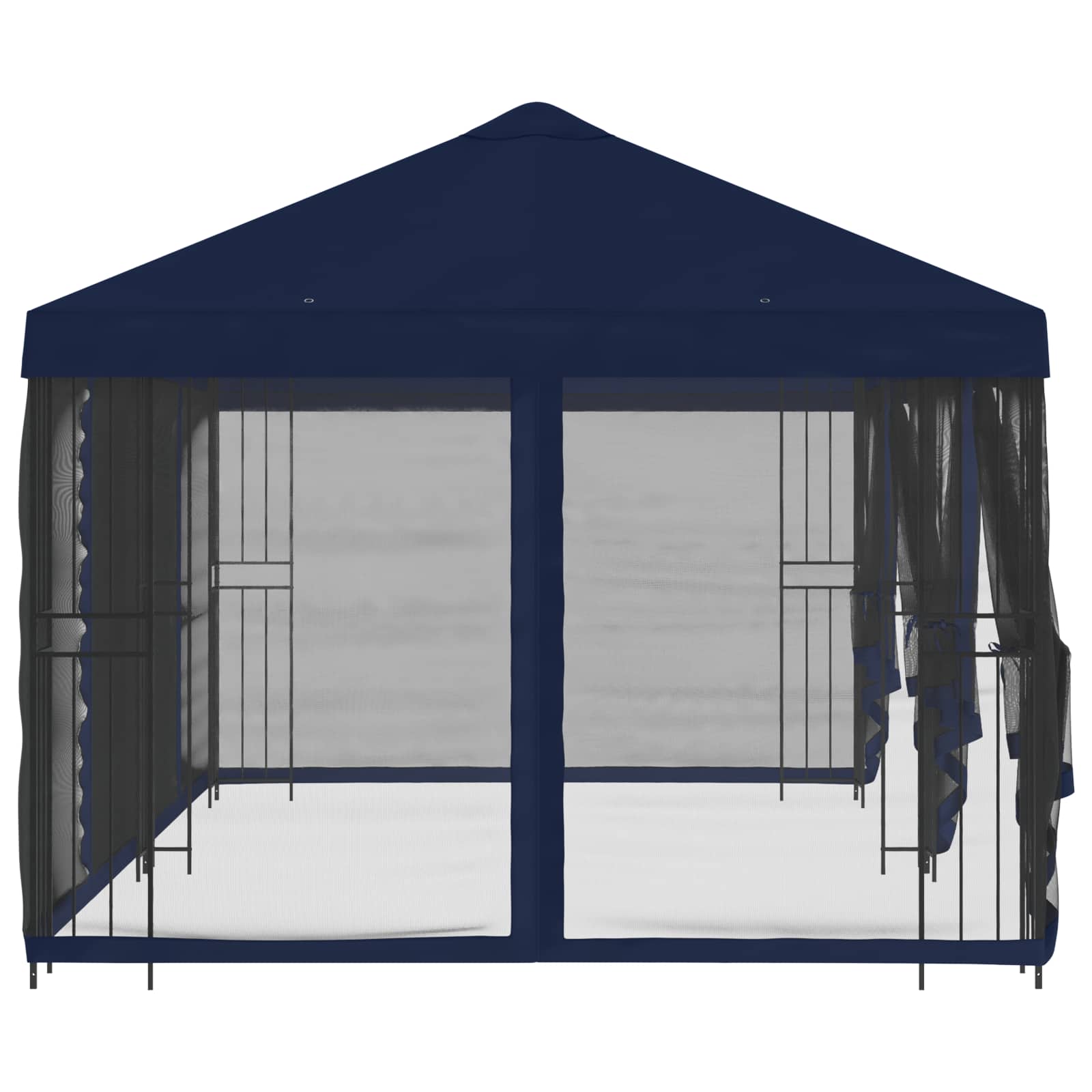 Paviljonas su šoninėmis sienelėmis 6 x 3 m Mėlyna
