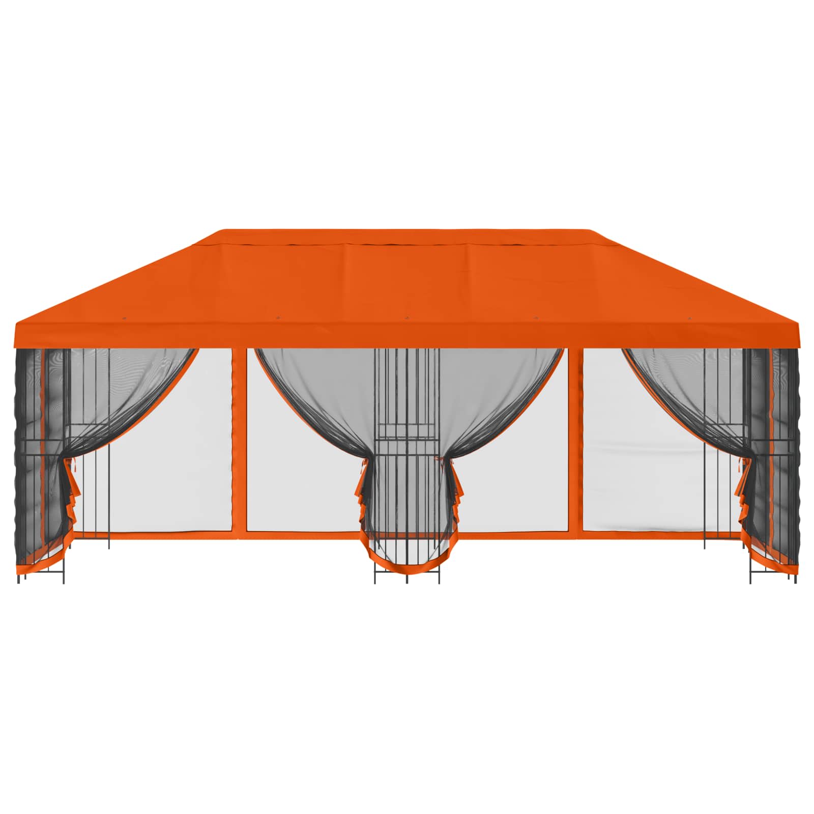 Paviljonas su šoninėmis sienelėmis 6 x 3 m Oranžinė