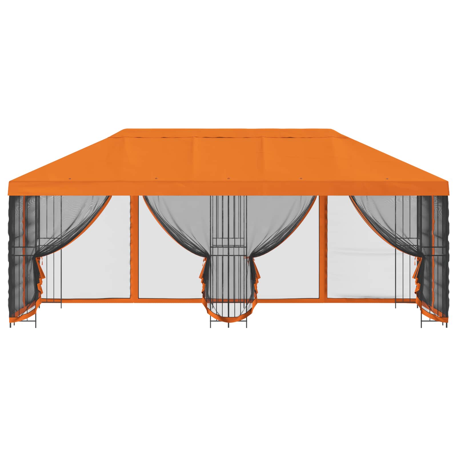 Paviljonas su šoninėmis sienelėmis 6 x 3 m Oranžinė