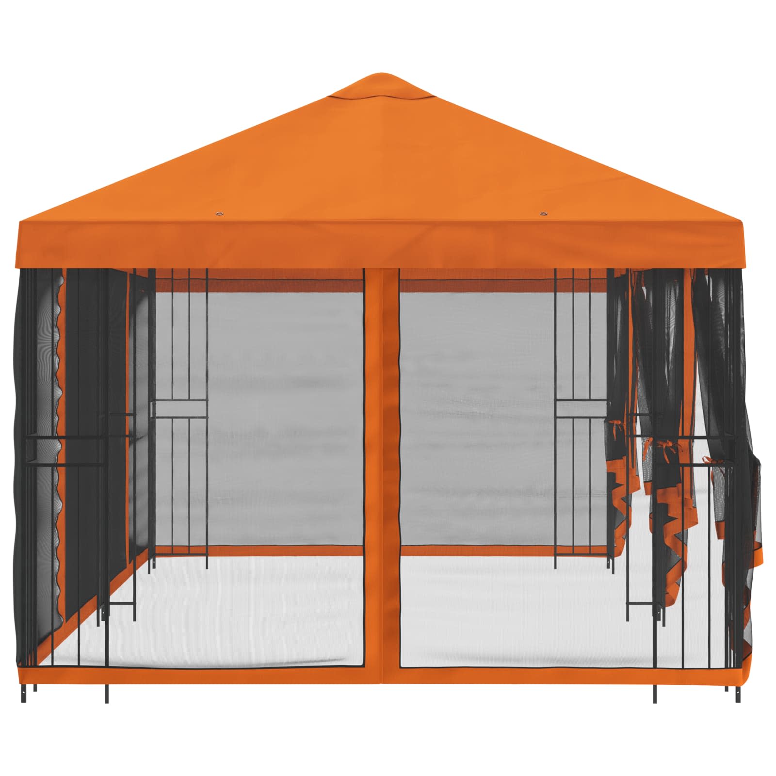 Paviljonas su šoninėmis sienelėmis 6 x 3 m Oranžinė