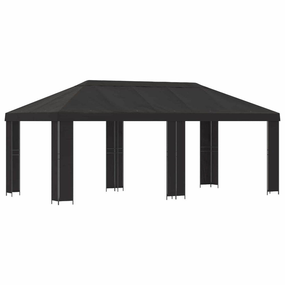 Sodo Paviljonas 6 x 3 m Antracito Poliesteris ir plienas 190