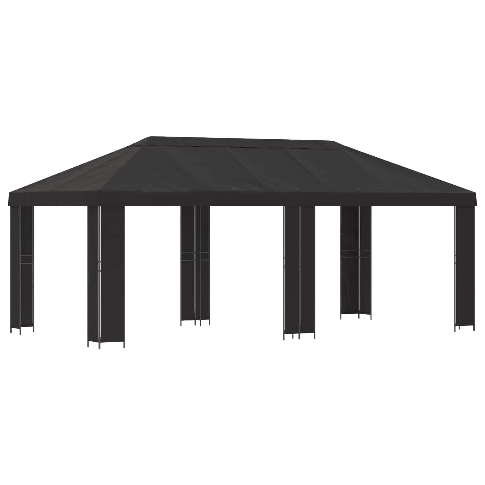 Sodo Paviljonas 6 x 3 m Antracito Poliesteris ir plienas 190