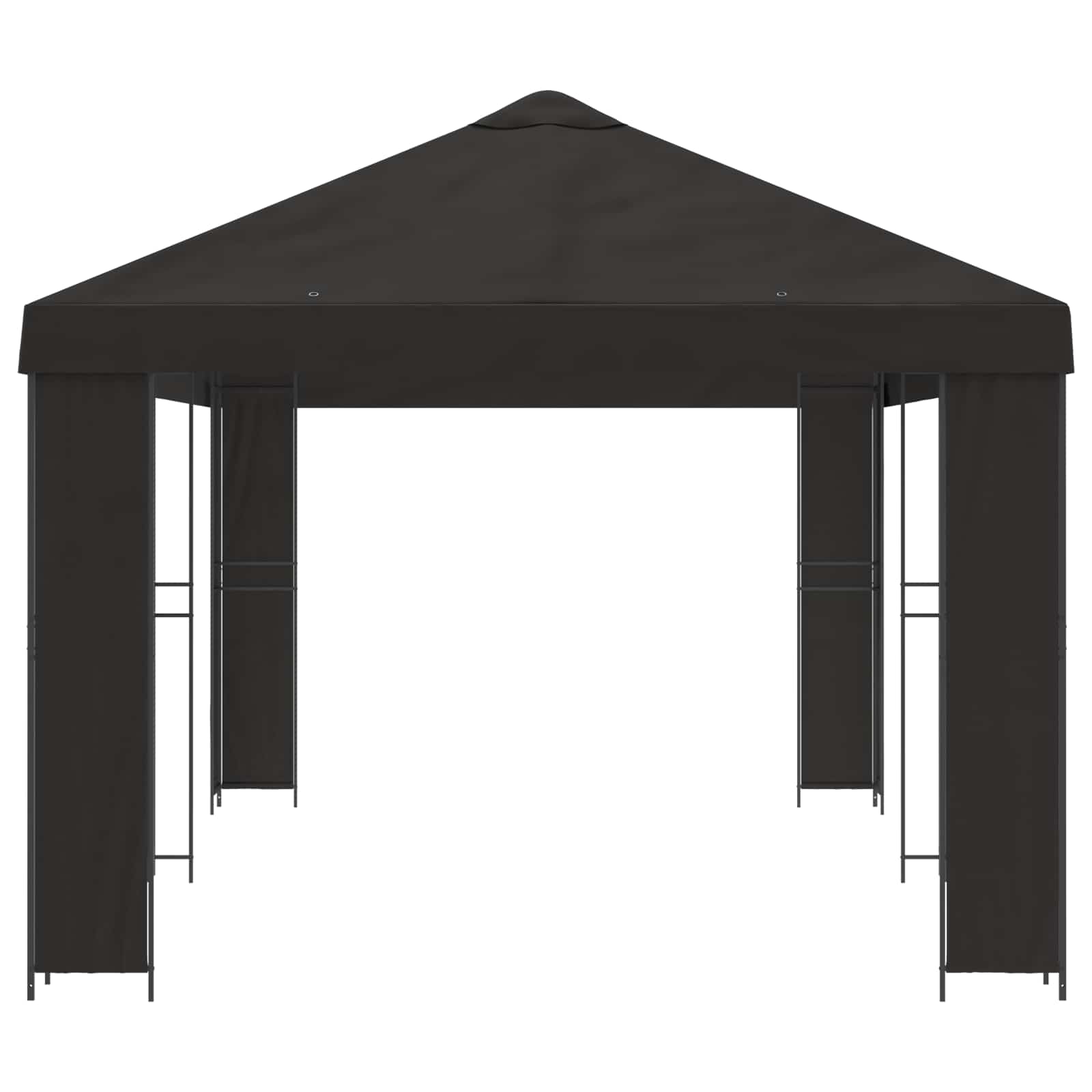 Sodo Paviljonas 6 x 3 m Antracito Poliesteris ir plienas 190