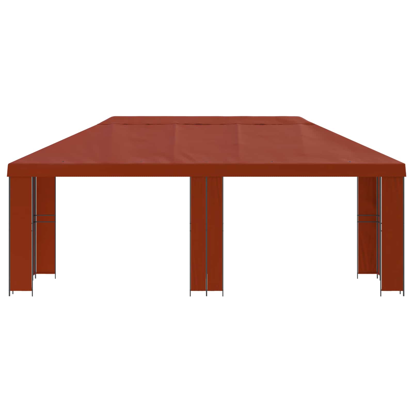 Sodo Paviljonas 6 x 3 m Terakotos Poliesteris ir plienas 190