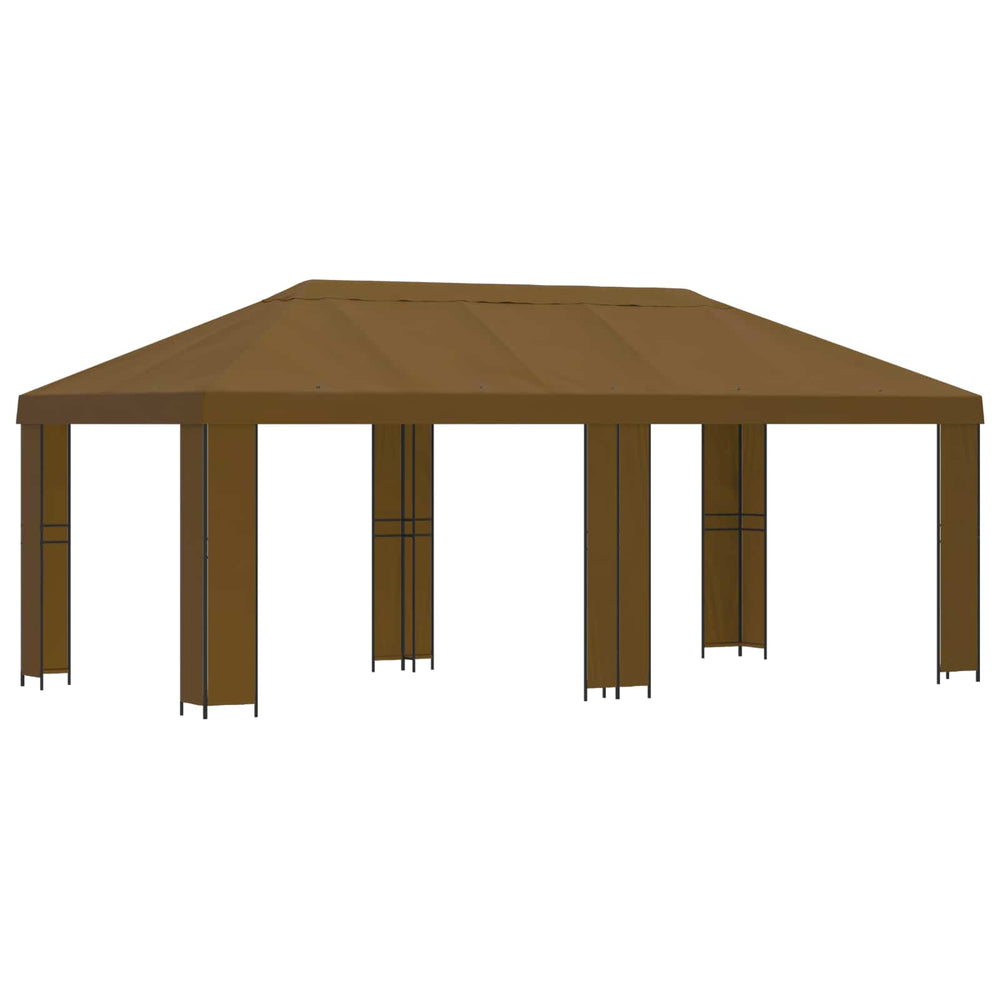 Sodo Paviljonas 6 x 3 m Taupe Poliesteris ir plienas 190