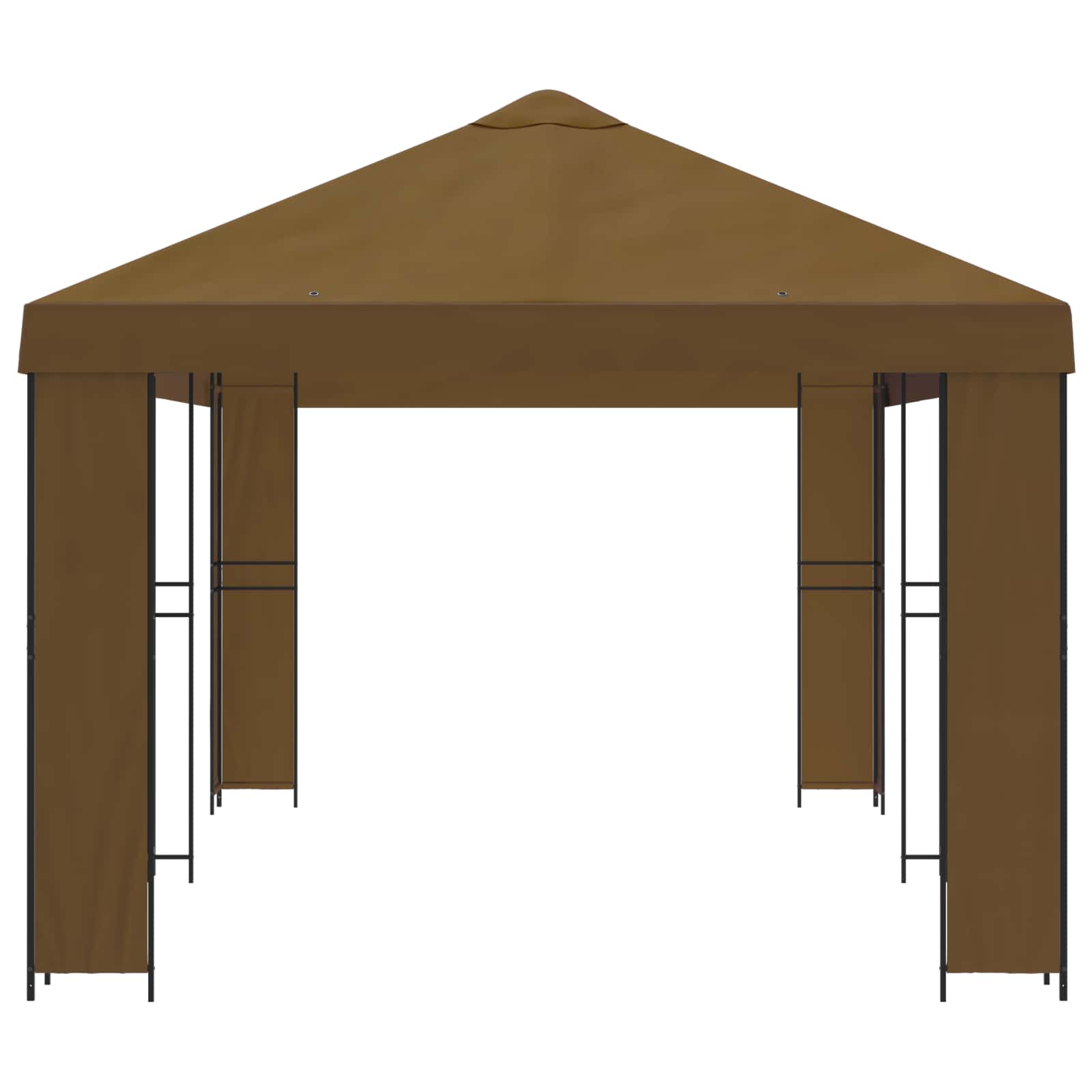 Sodo Paviljonas 6 x 3 m Taupe Poliesteris ir plienas 190