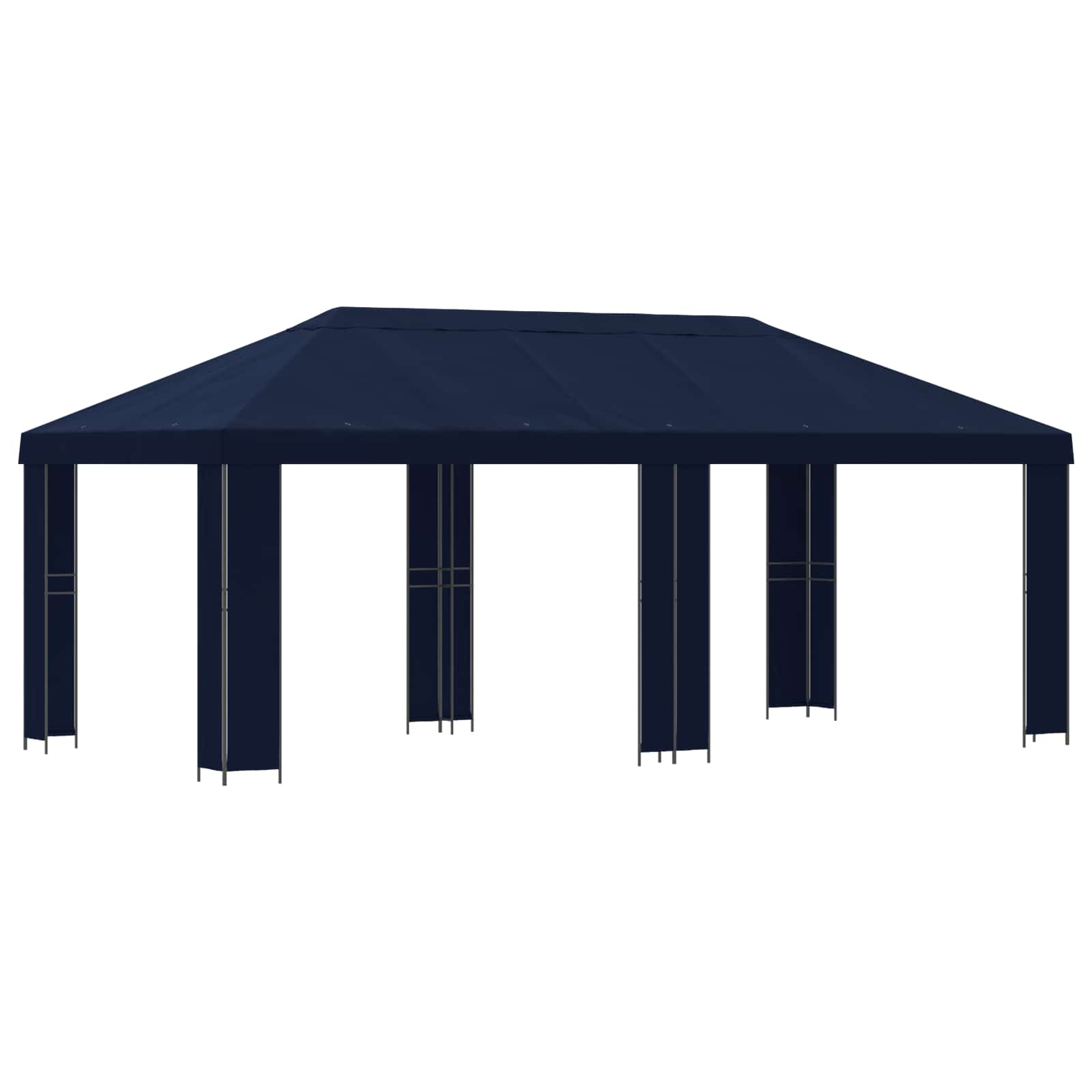 Sodo Paviljonas 6 x 3 m Mėlyna Poliesteris ir plienas 190