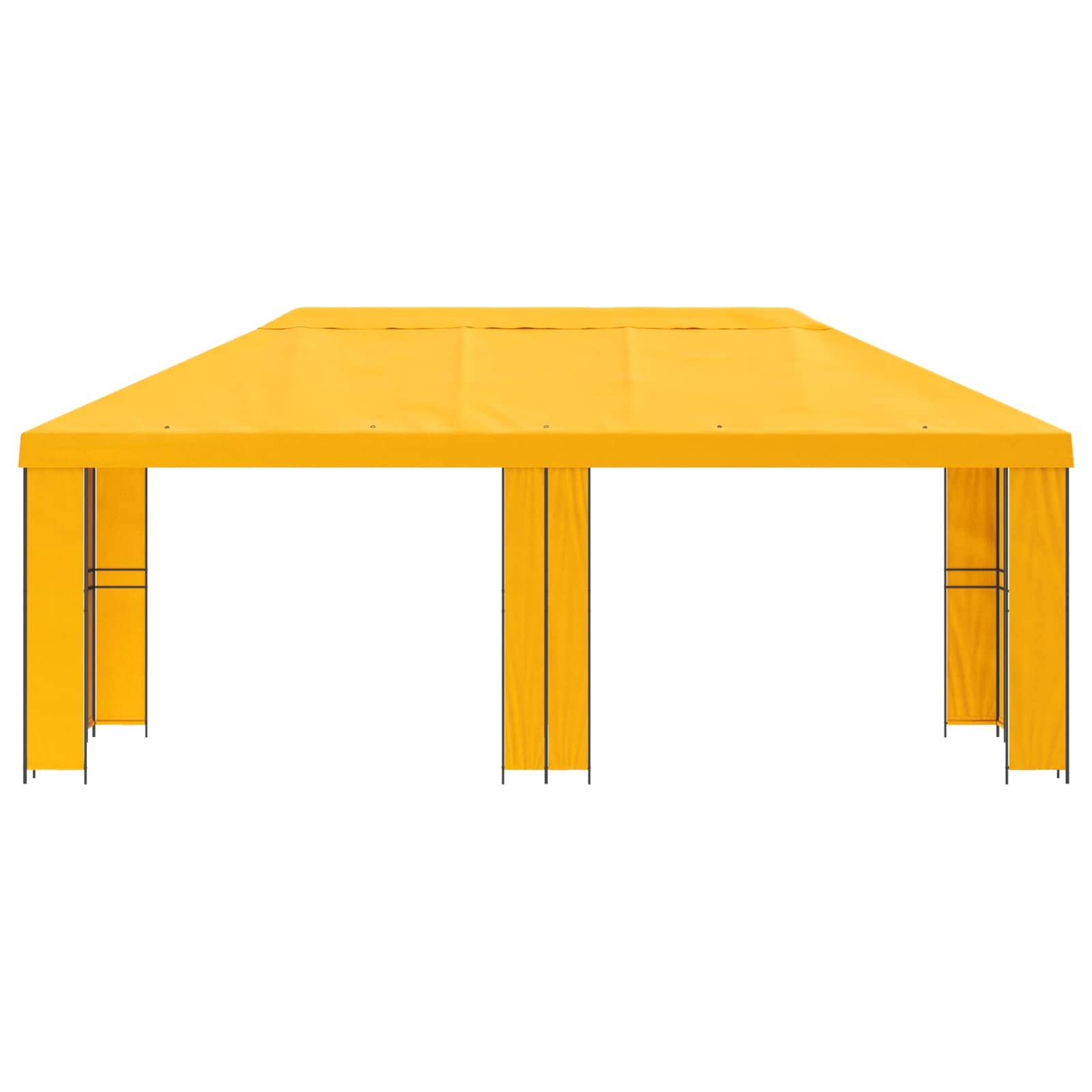Sodo Paviljonas 6 x 3 m Geltona Poliesteris ir plienas 190