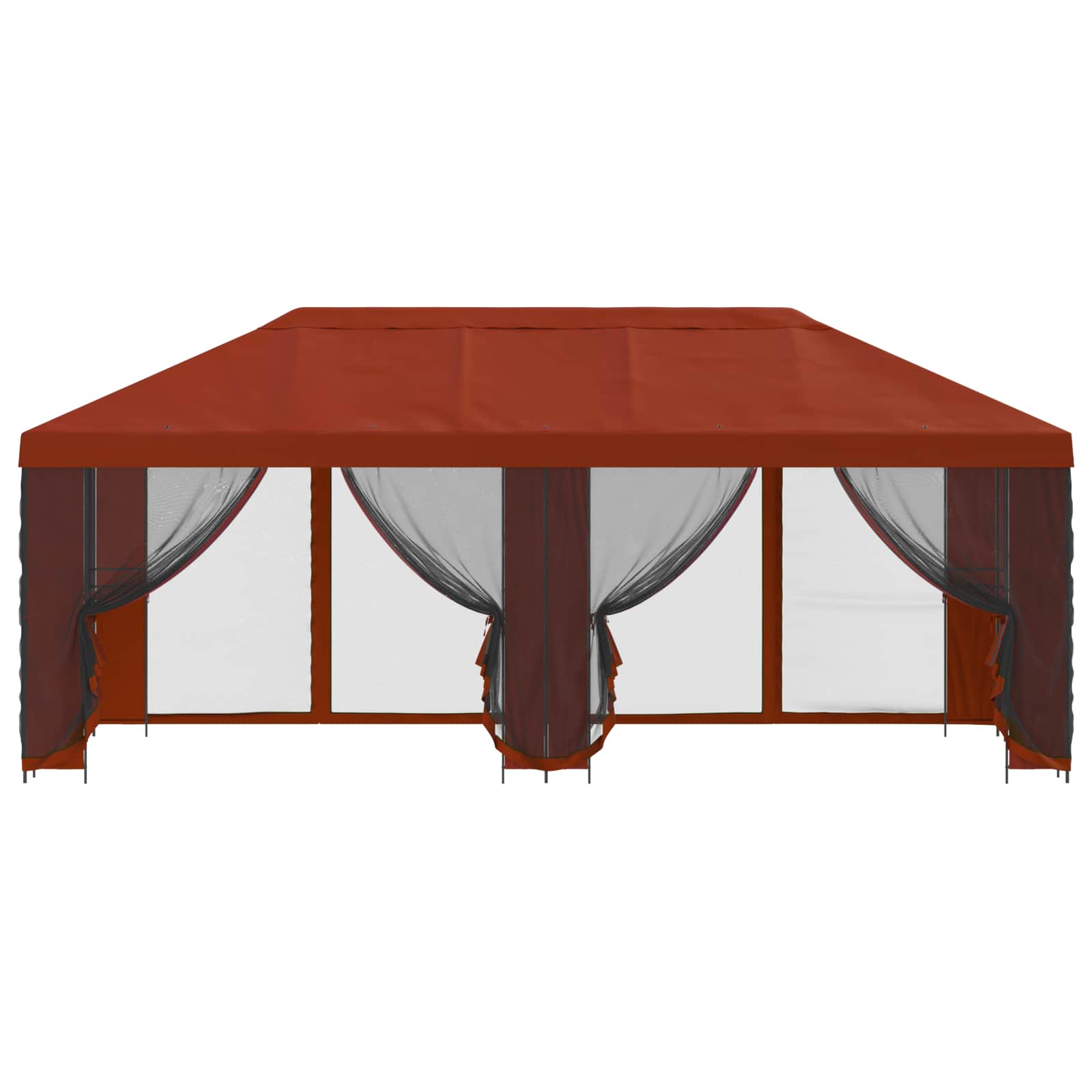 Paviljonas su šoninėmis sienelėmis 6 x 3 m Terakotos