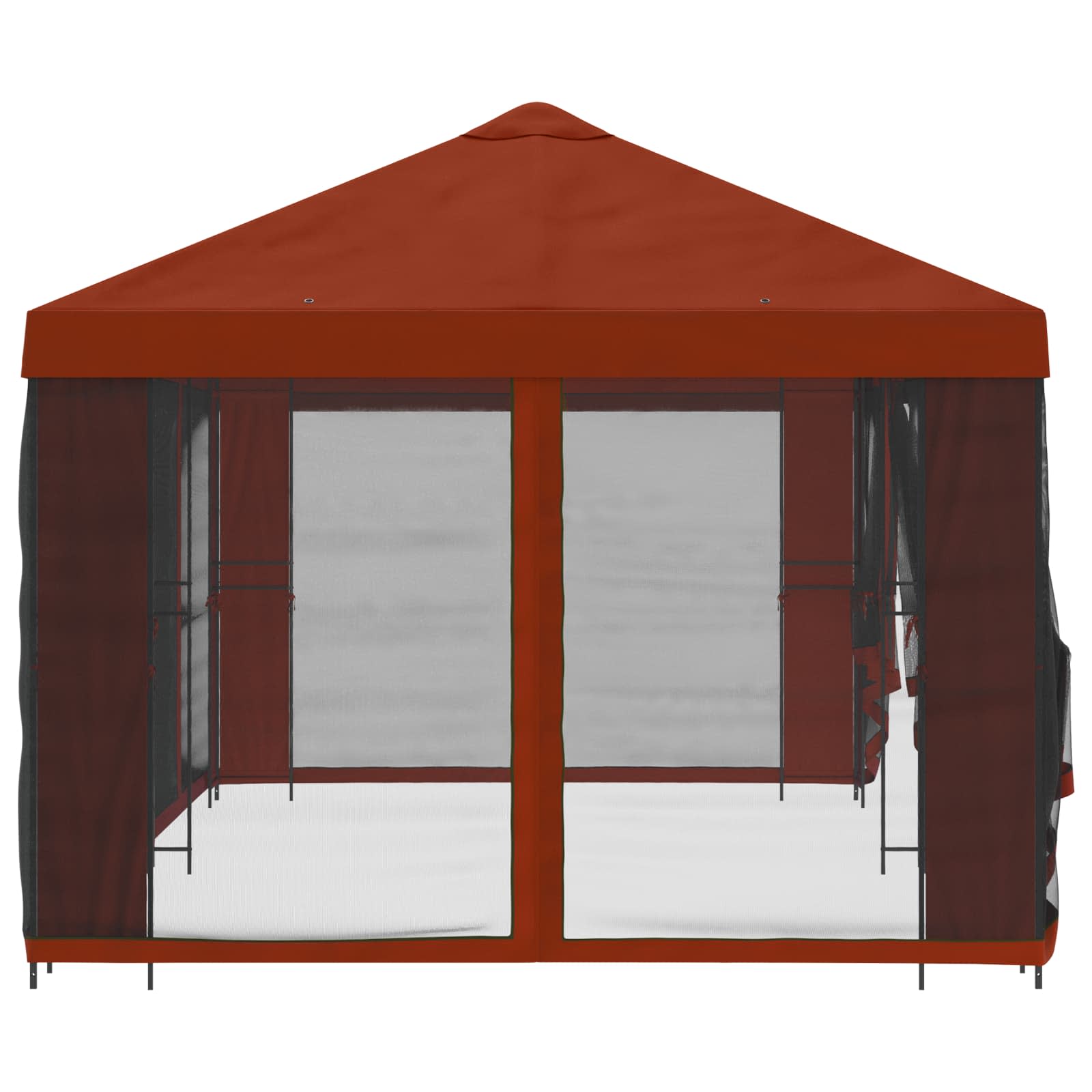 Paviljonas su šoninėmis sienelėmis 6 x 3 m Terakotos