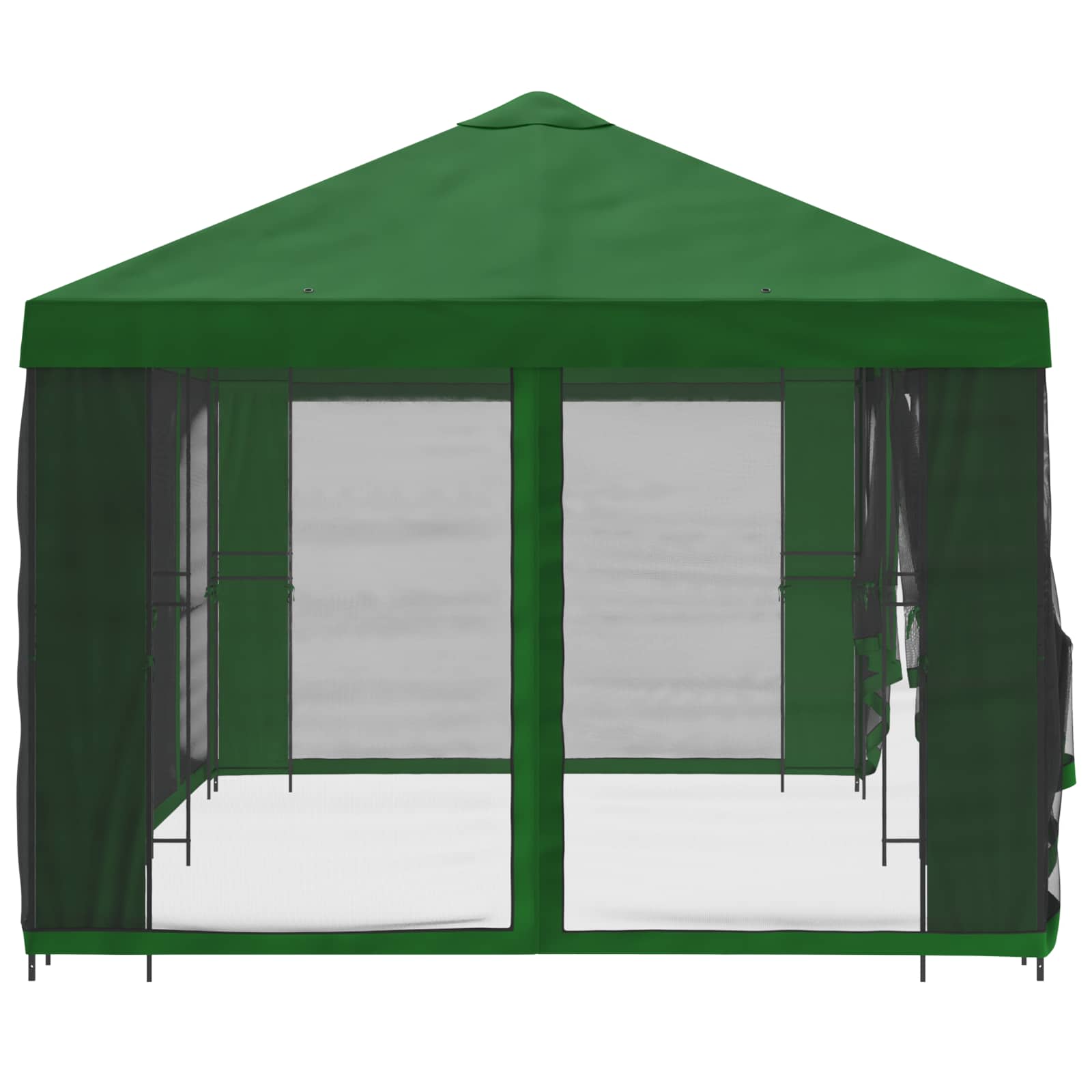 Nojumes ar sānu sienām 6 x 3 m Zaļa