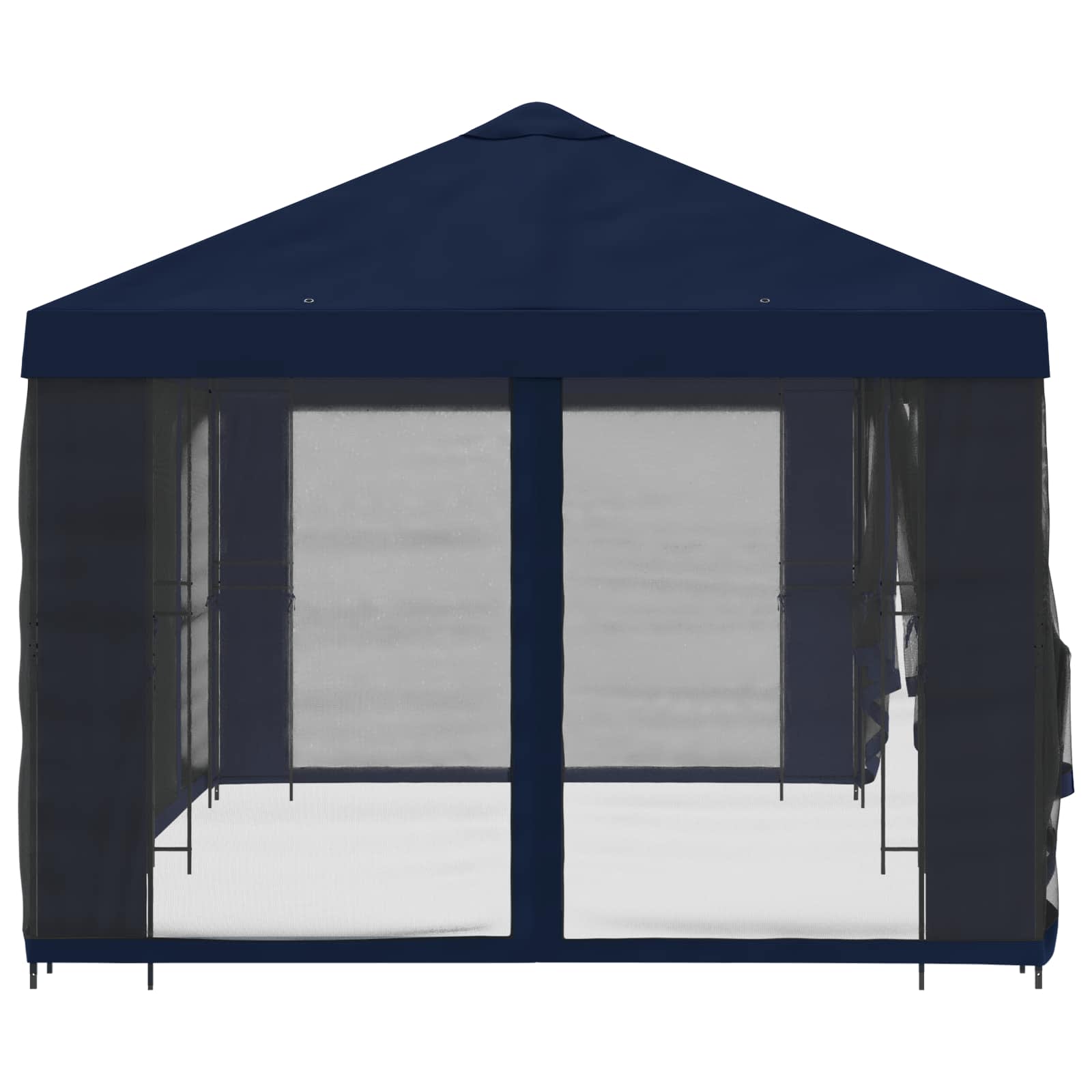 Paviljonas su šoninėmis sienelėmis 6 x 3 m Mėlyna