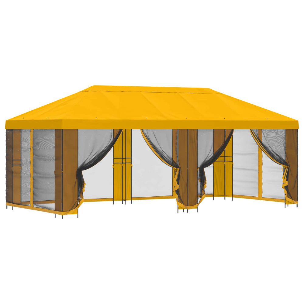 Paviljonas su šoninėmis sienelėmis 6 x 3 m Geltona