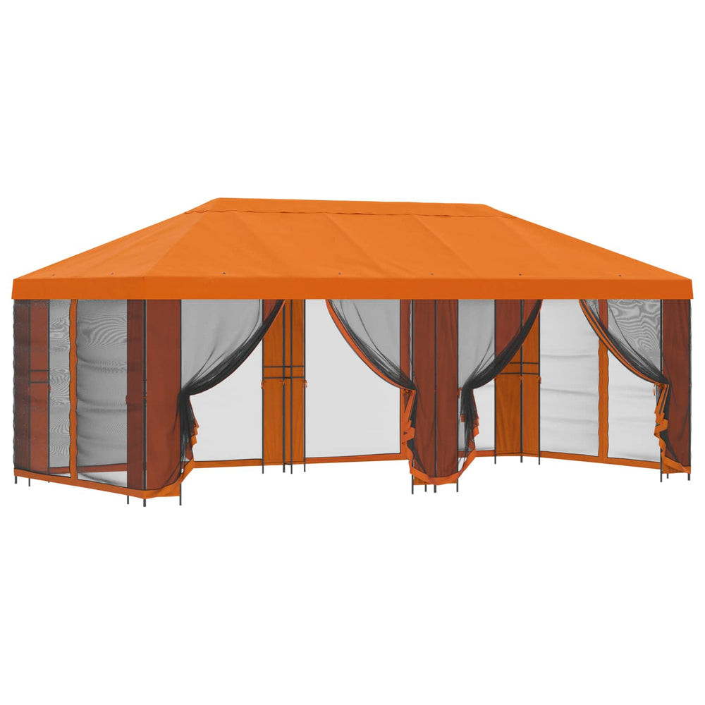 Paviljonas su šoninėmis sienelėmis 6 x 3 m Oranžinė