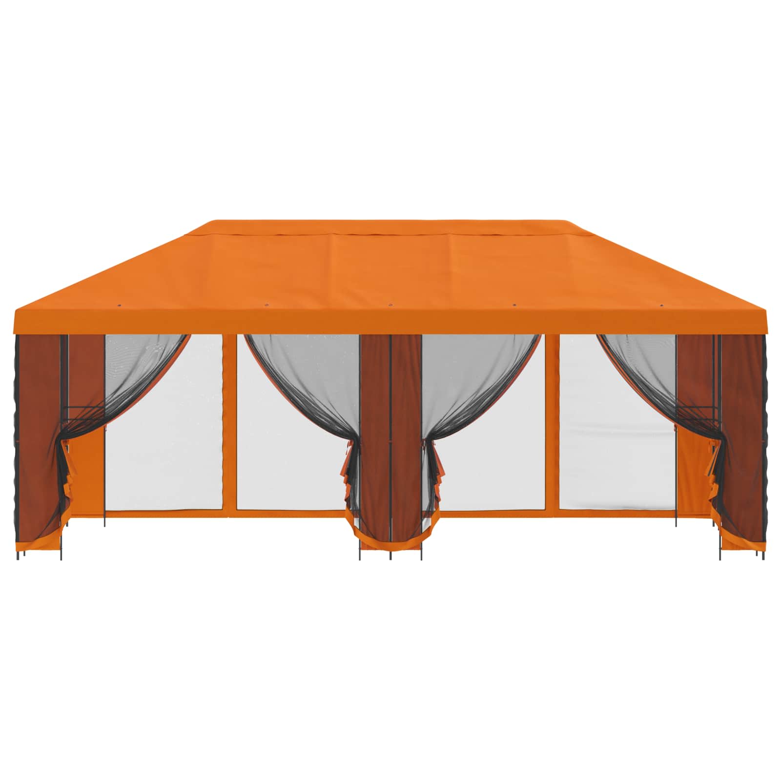Paviljonas su šoninėmis sienelėmis 6 x 3 m Oranžinė