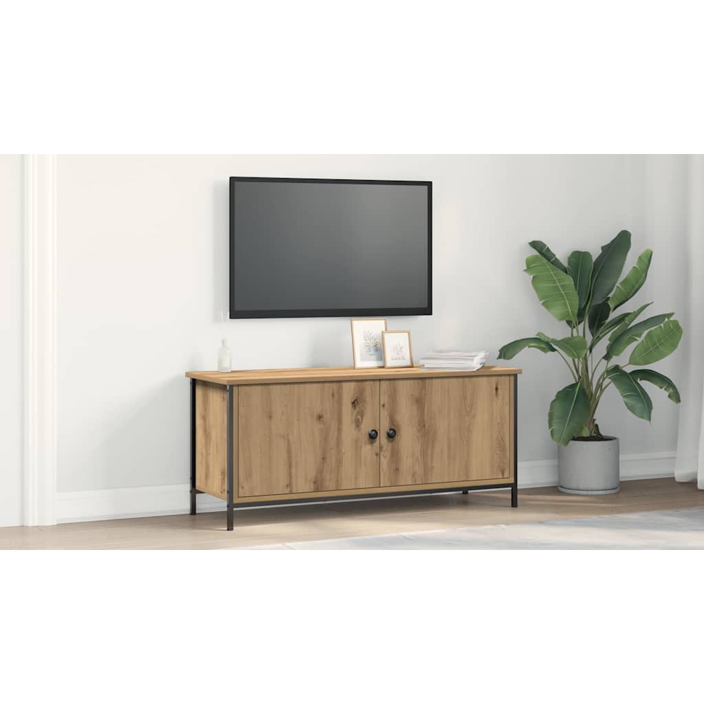 Televizoriaus spintelė Amatininkų ąžuolas 100 x 35 x 45 cm