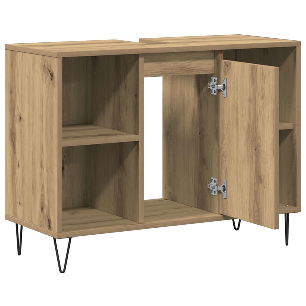 Bathroom cabinet with shelf Artisan Oak 80 x 33 x 60 cm