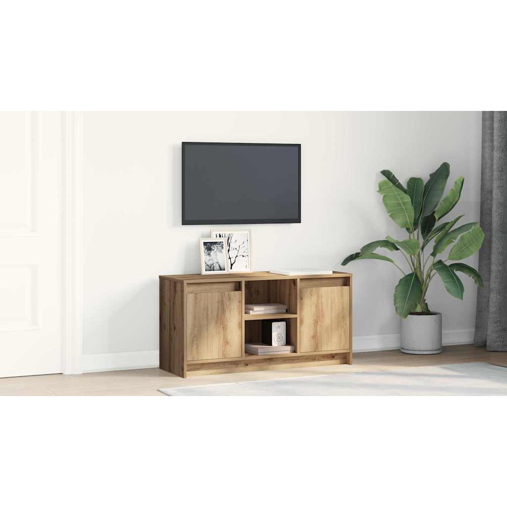 TV galdiņš Brūns 100 x 34 x 50 cm Apstrādāta koksne