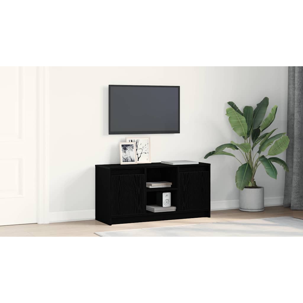 TV vienetai Juoda 100 x 34 x 50 cm Apdirbta mediena